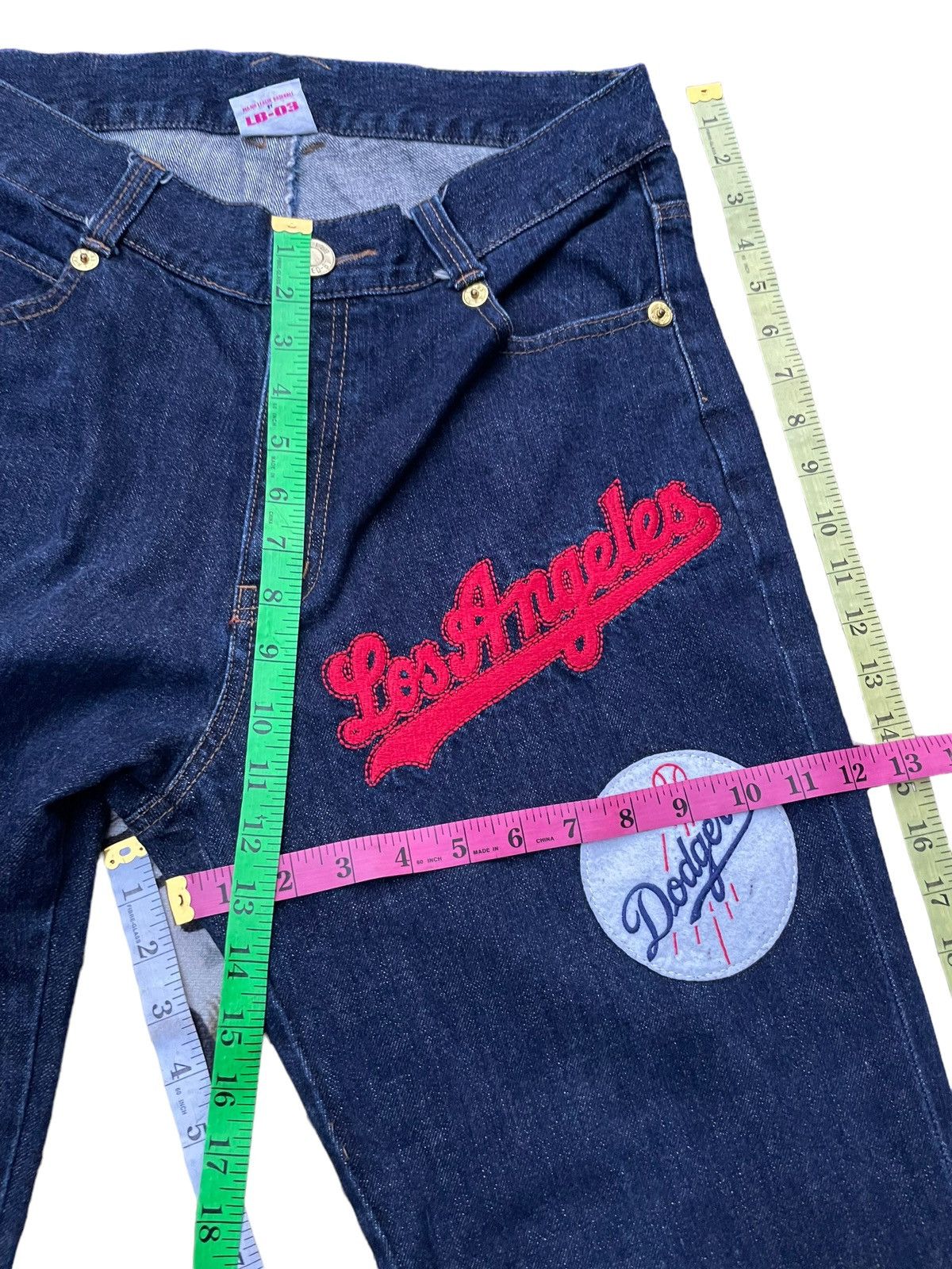MLB Los Angeles Dodgers Denim Size US 33 - 14 Thumbnail