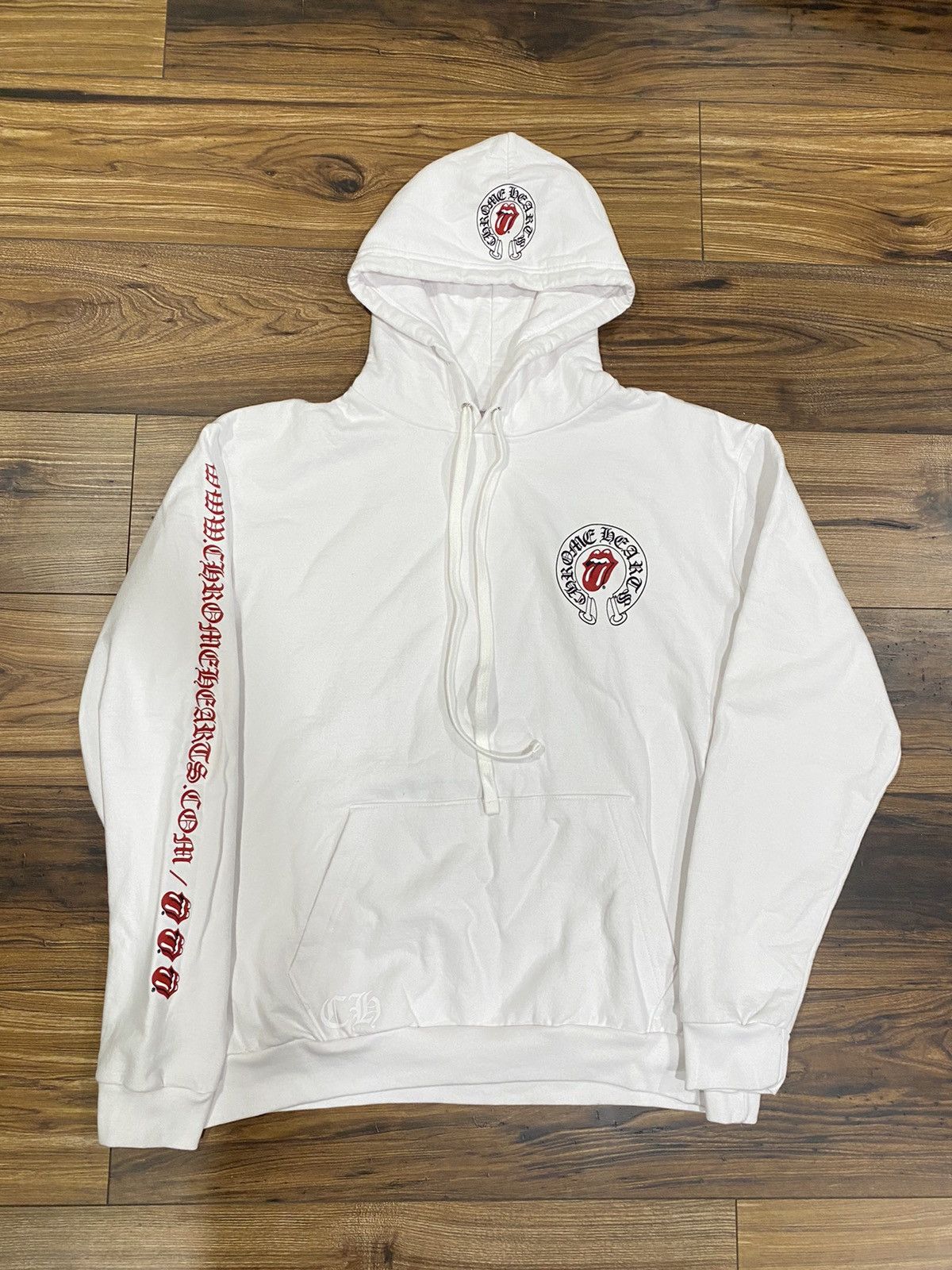 Chrome Hearts Chrome Heart Rolling Stones Hoodie | Grailed