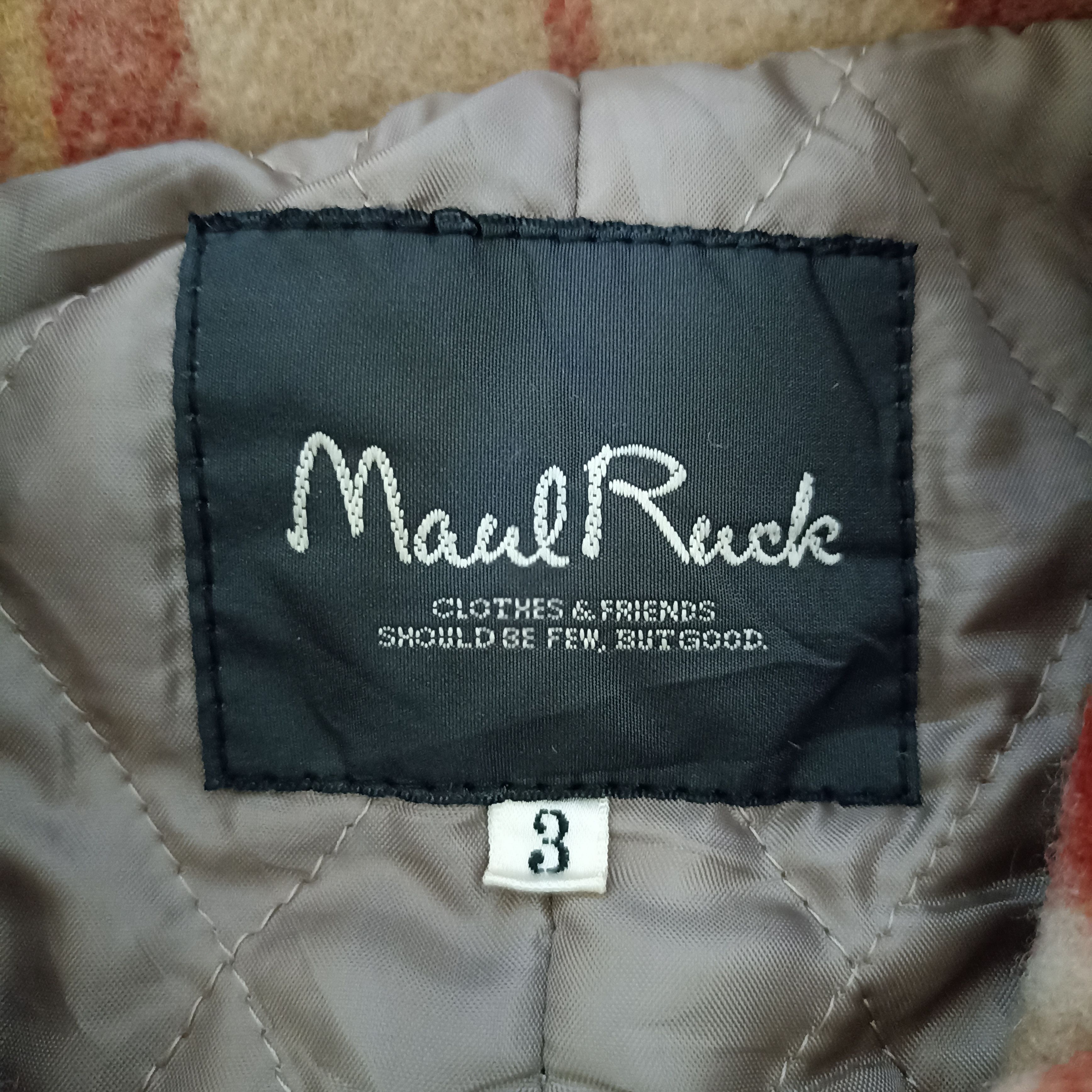 Japanese Brand Maul Ruck Checkered Two Layer Jacket Size US L / EU 52-54 / 3 - 12 Thumbnail