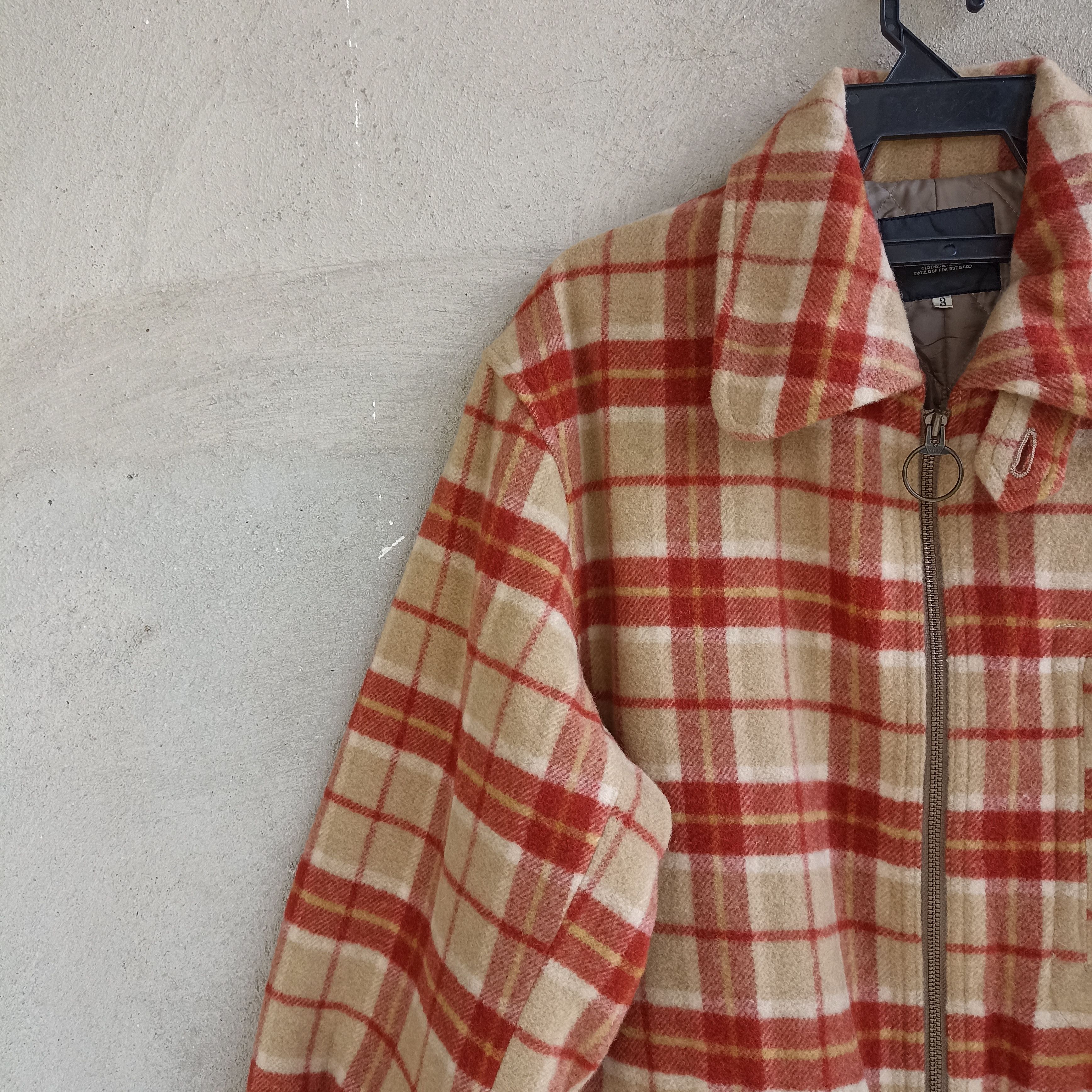 Japanese Brand Maul Ruck Checkered Two Layer Jacket Size US L / EU 52-54 / 3 - 4 Thumbnail