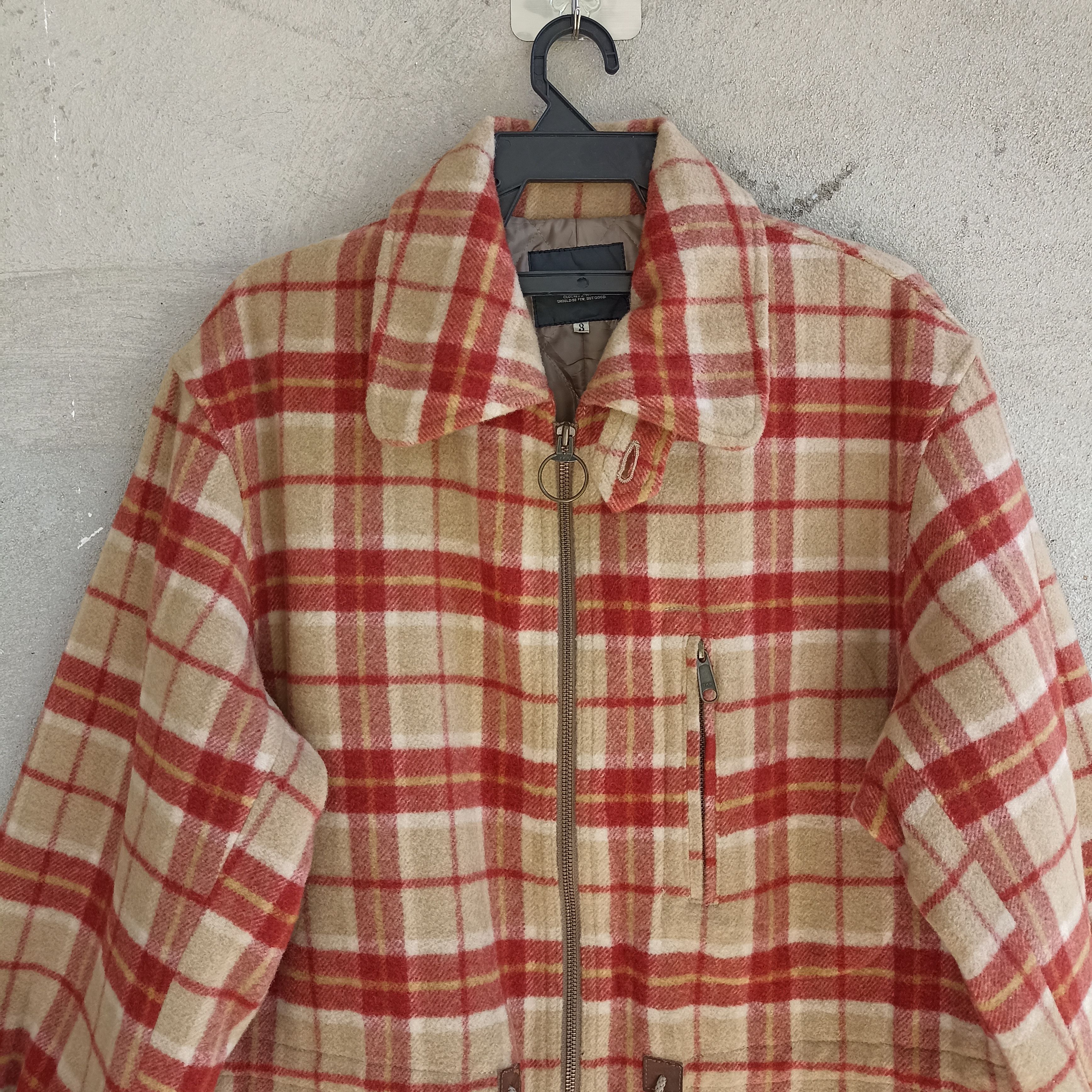 Japanese Brand Maul Ruck Checkered Two Layer Jacket Size US L / EU 52-54 / 3 - 2 Thumbnail