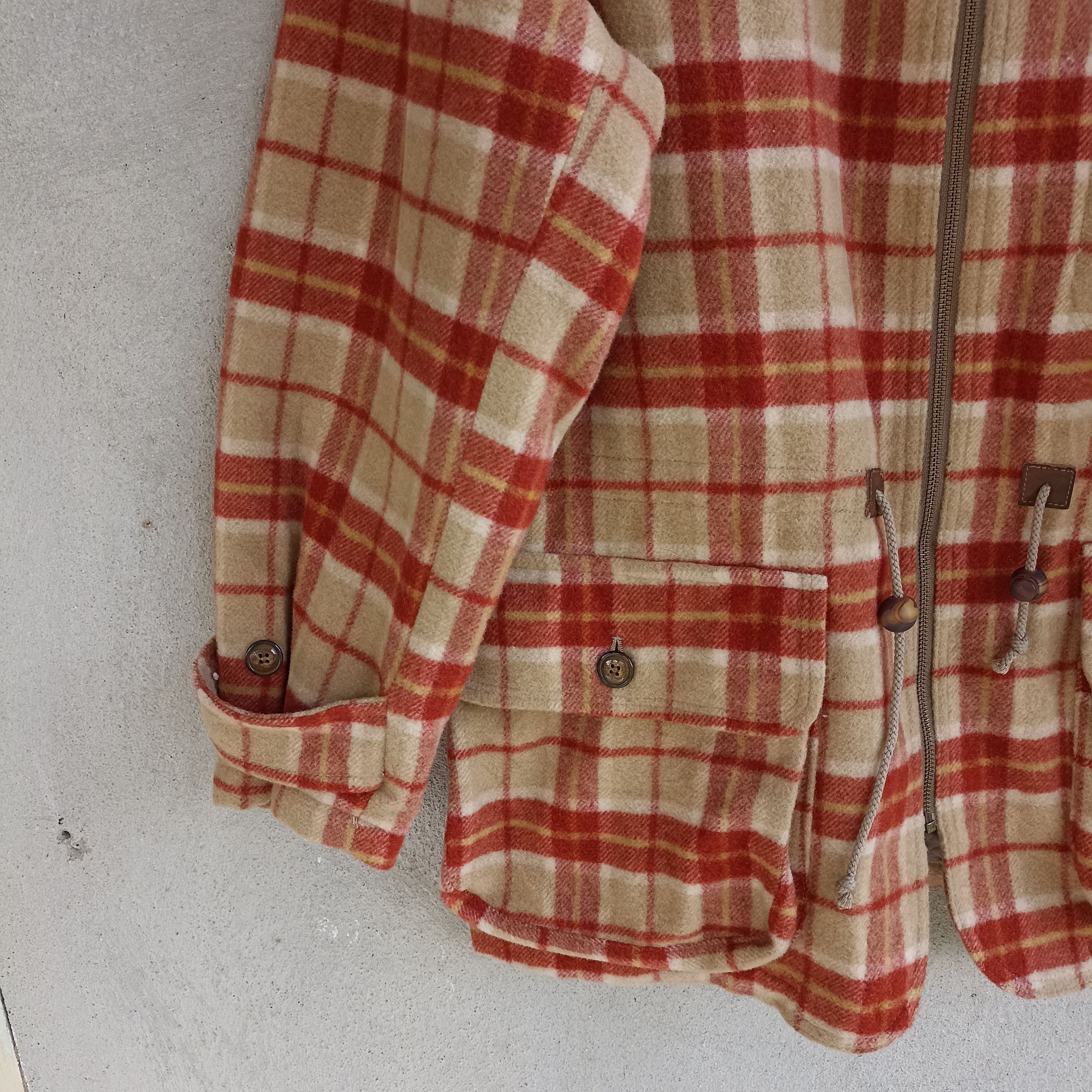 Japanese Brand Maul Ruck Checkered Two Layer Jacket Size US L / EU 52-54 / 3 - 6 Thumbnail