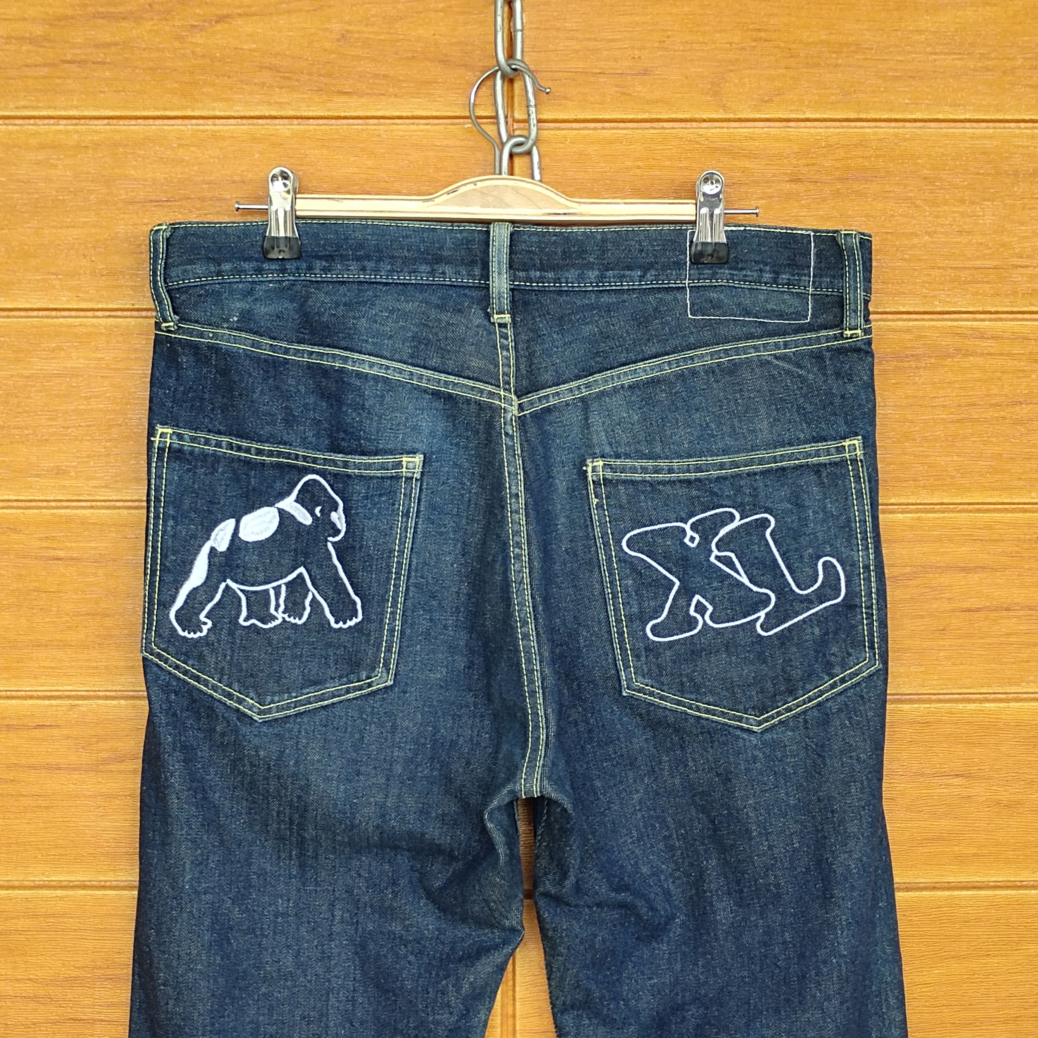 Xlarge XLARGE Logo Back Pocket Straight Cut Denim Jeans Size US 32 / EU 48 - 2 Thumbnail