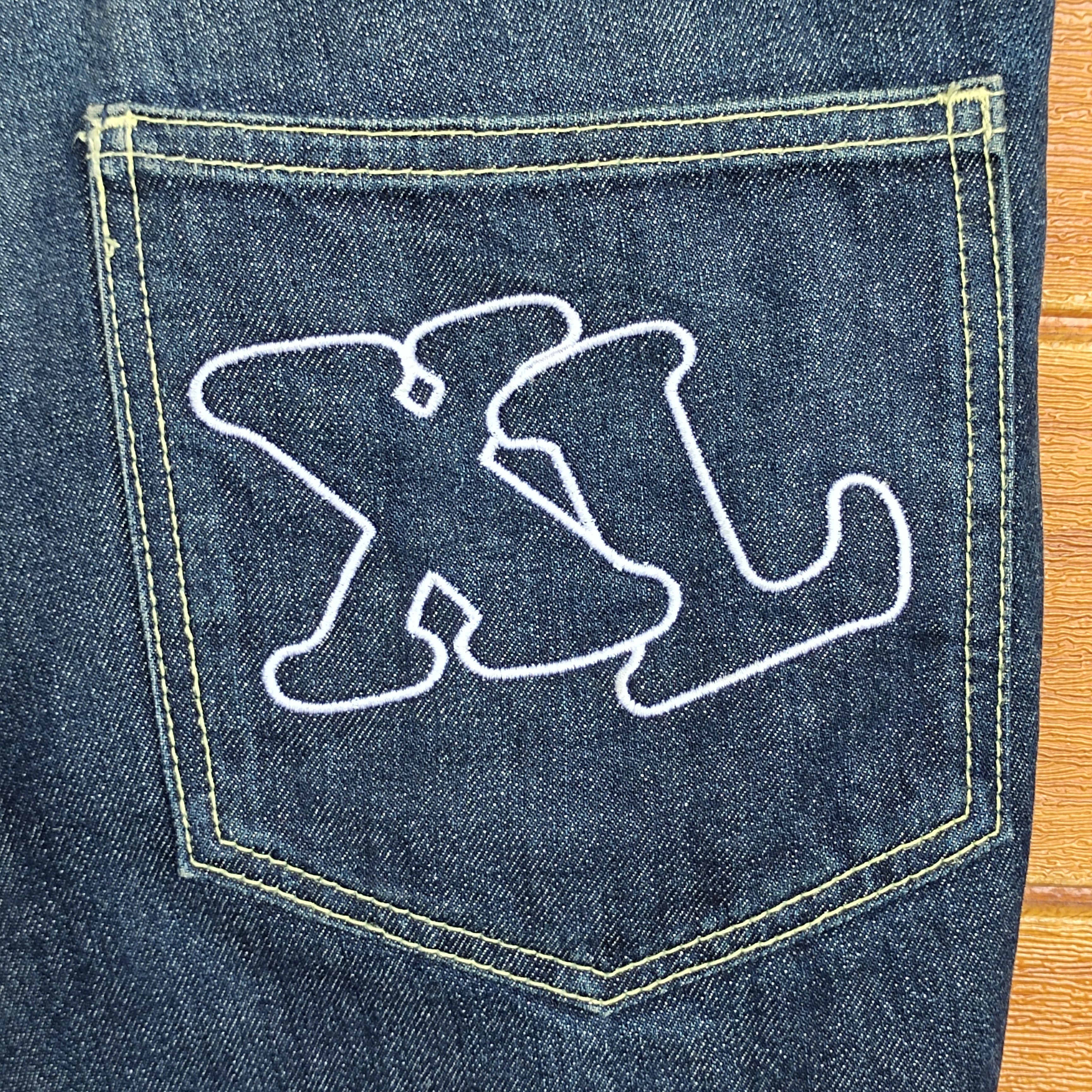 Xlarge XLARGE Logo Back Pocket Straight Cut Denim Jeans Size US 32 / EU 48 - 4 Thumbnail