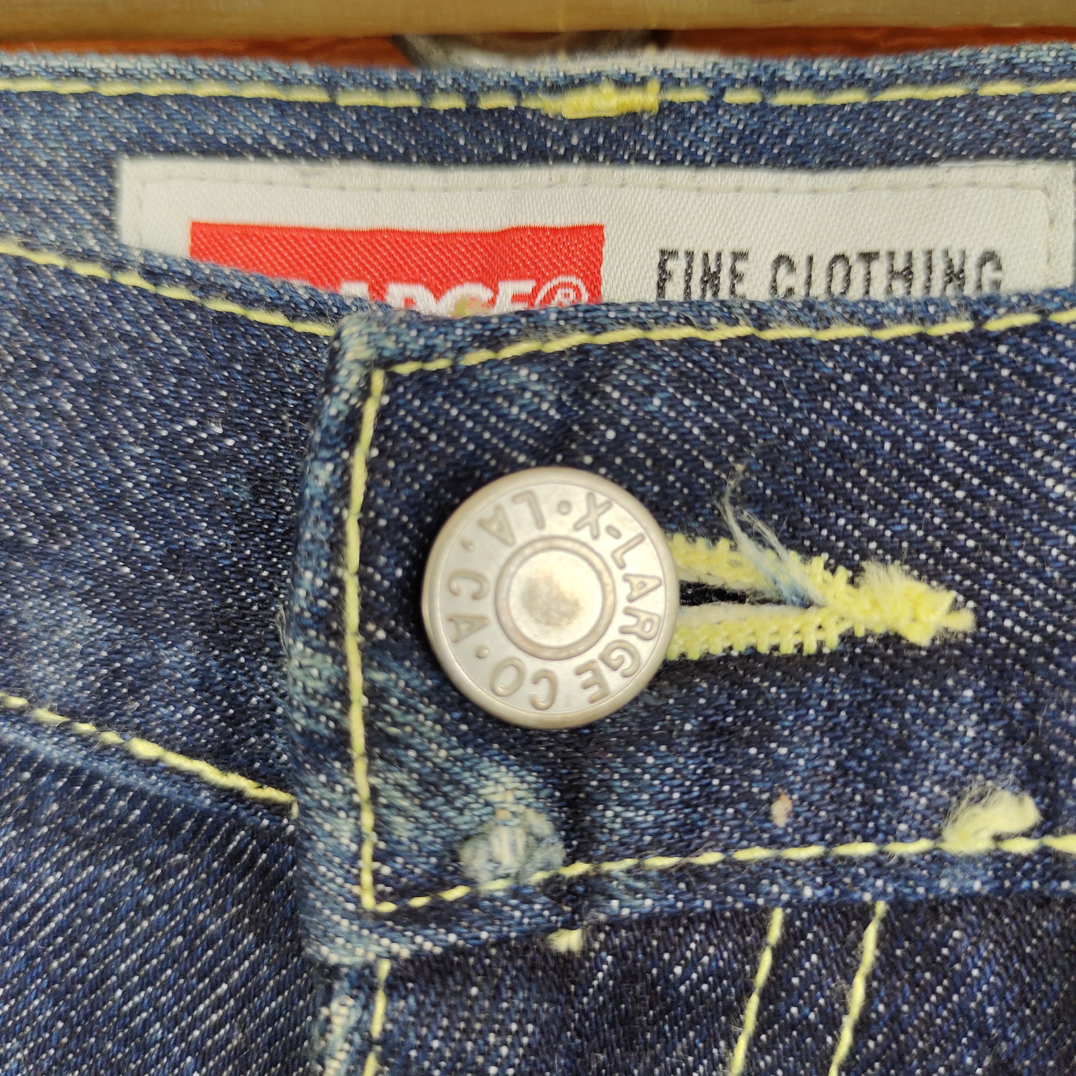 Xlarge XLARGE Logo Back Pocket Straight Cut Denim Jeans Size US 32 / EU 48 - 11 Thumbnail