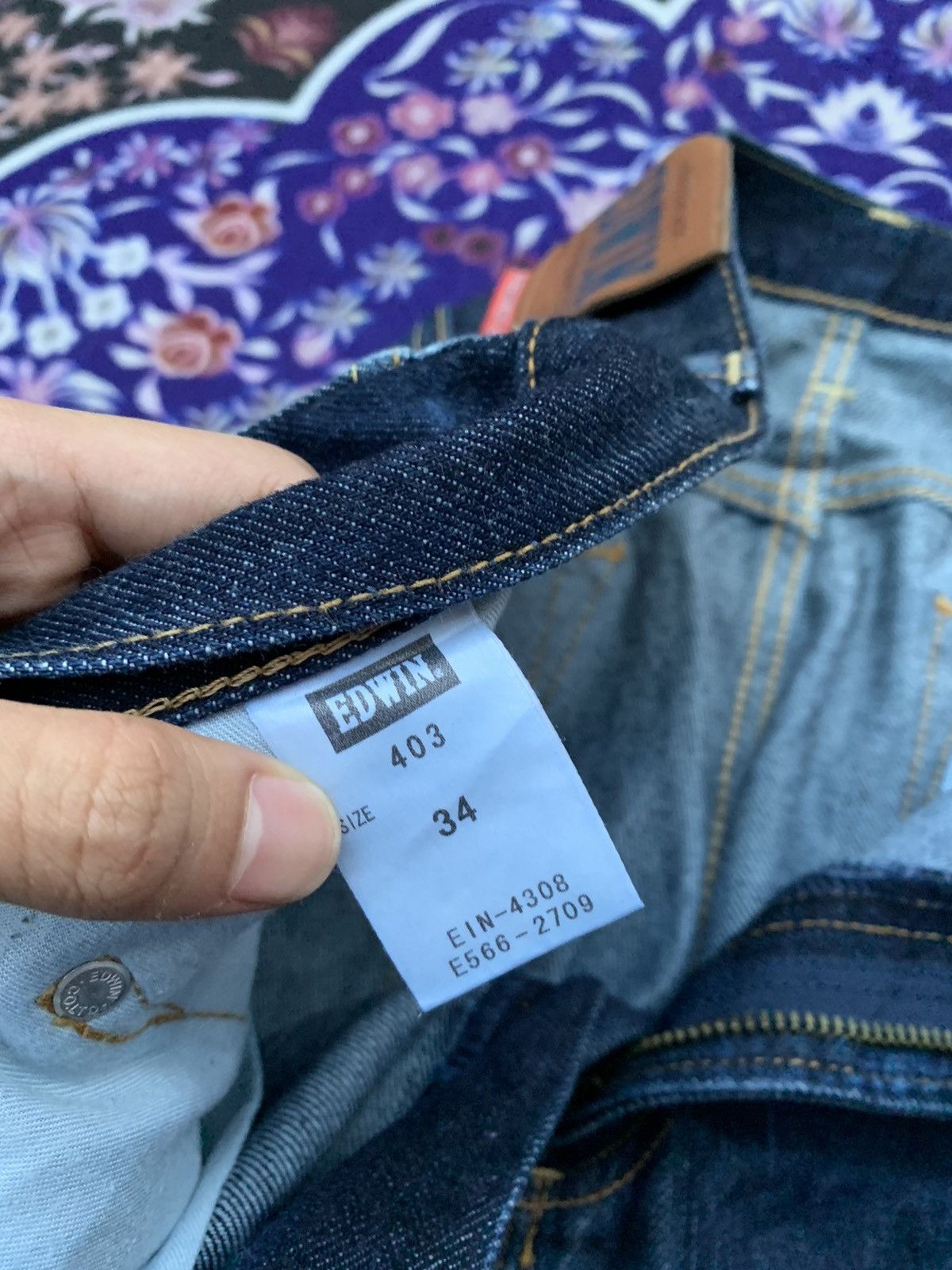 Edwin Edwin Faded Wash Denim Size US 37 - 4 Thumbnail
