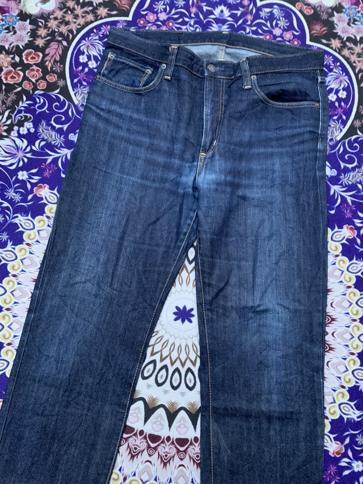 Edwin Edwin Faded Wash Denim Size US 37 - 2 Thumbnail