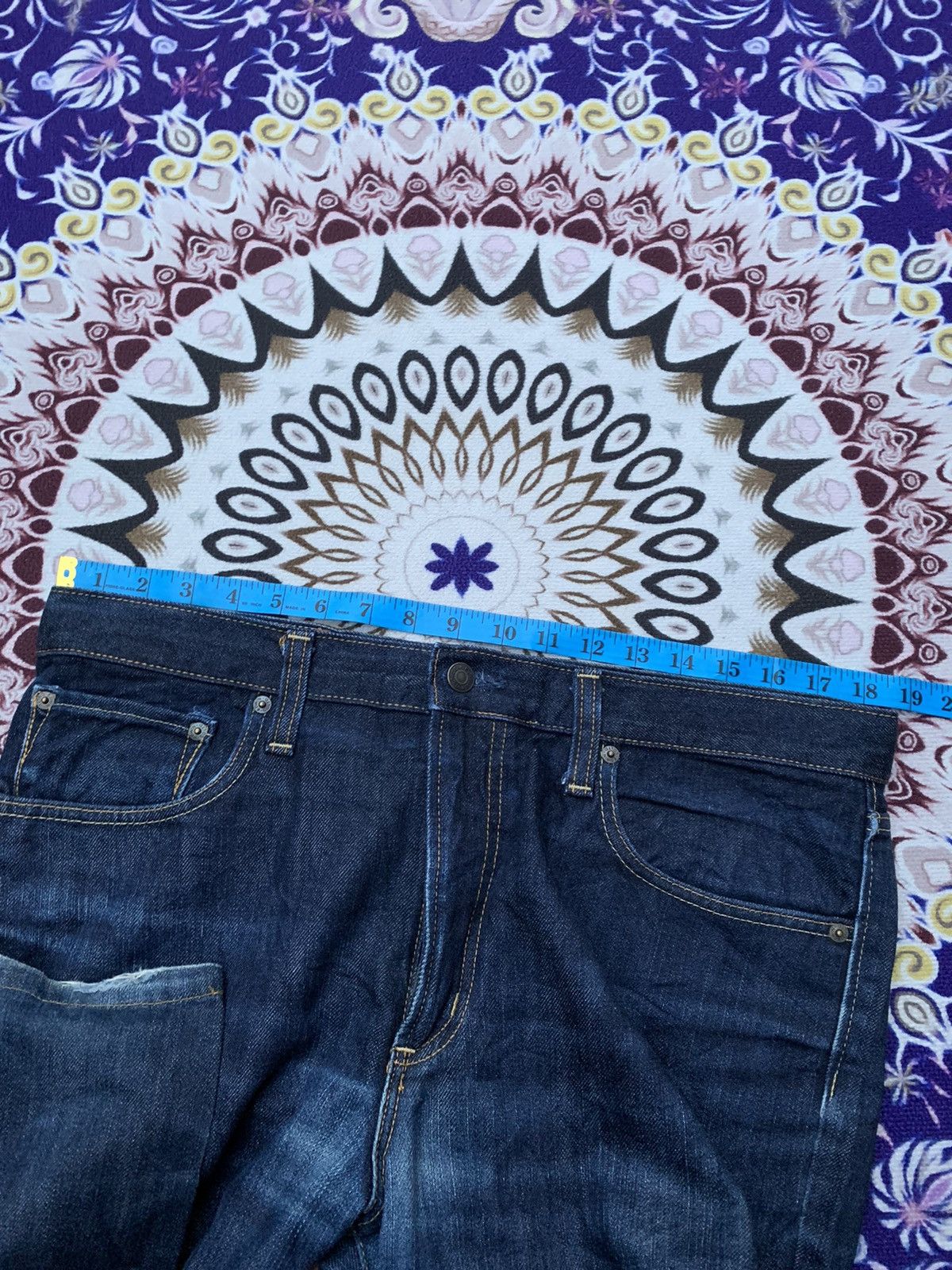 Edwin Edwin Faded Wash Denim Size US 37 - 12 Thumbnail