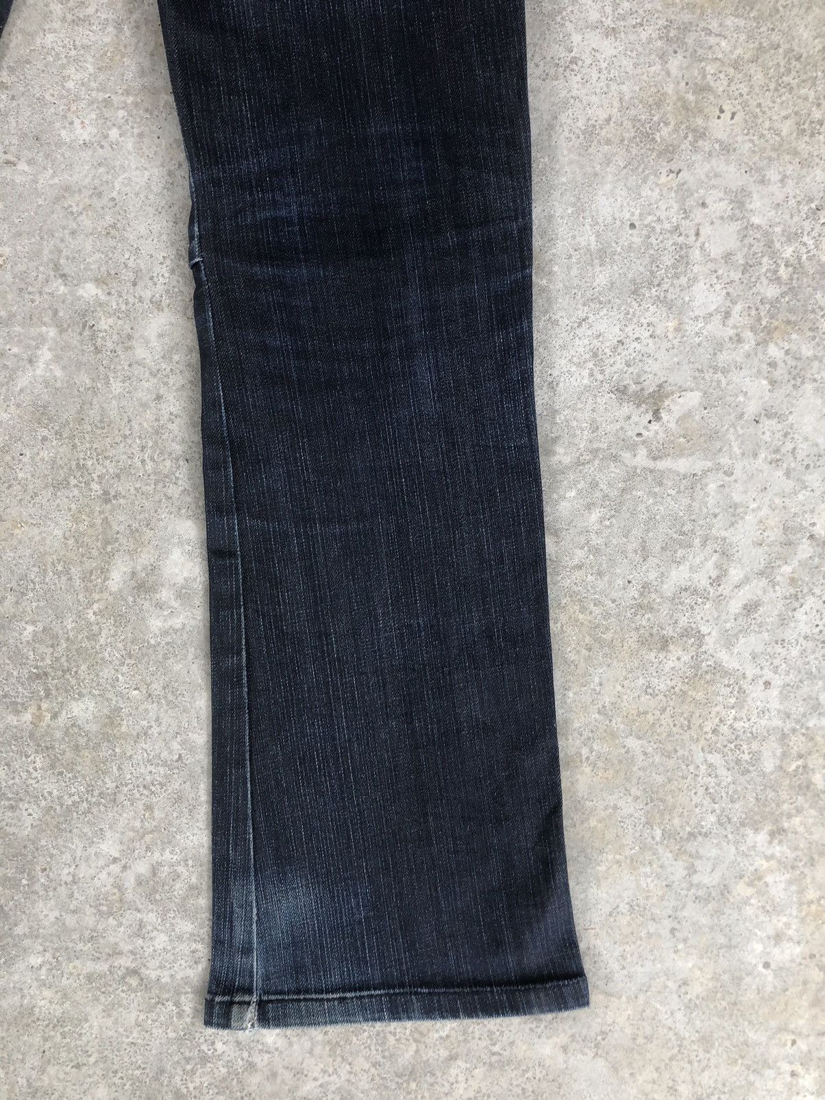 If Six Was Nine Japanese Blue Way Flared Jeans Distressed Jeans Size US 29 - 12 Thumbnail