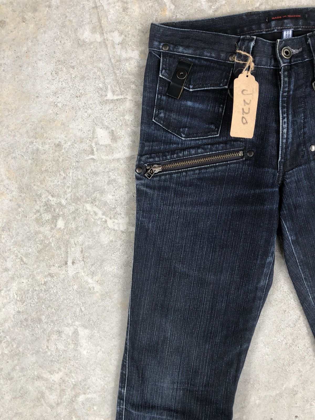 If Six Was Nine Japanese Blue Way Flared Jeans Distressed Jeans Size US 29 - 4 Thumbnail