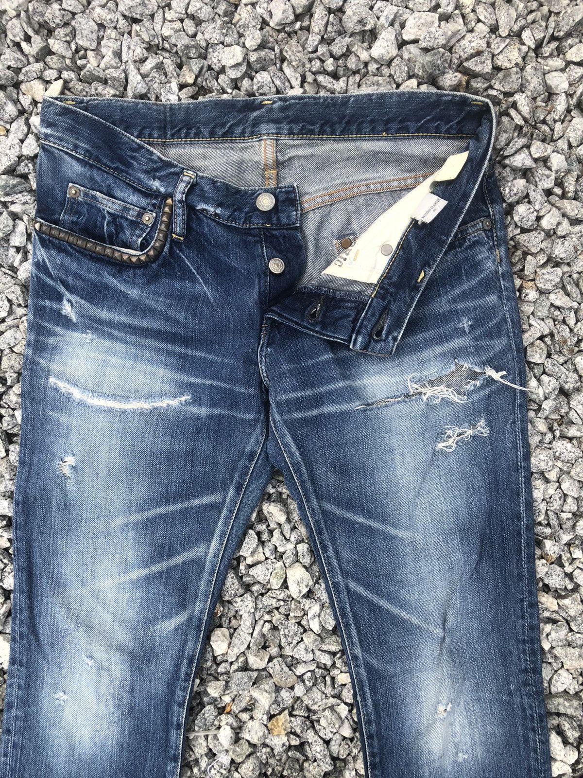 Hysteric Glamour Hysteric Glamour Distressed Jeans Size 30" / US 8 / IT 44 - 3 Thumbnail