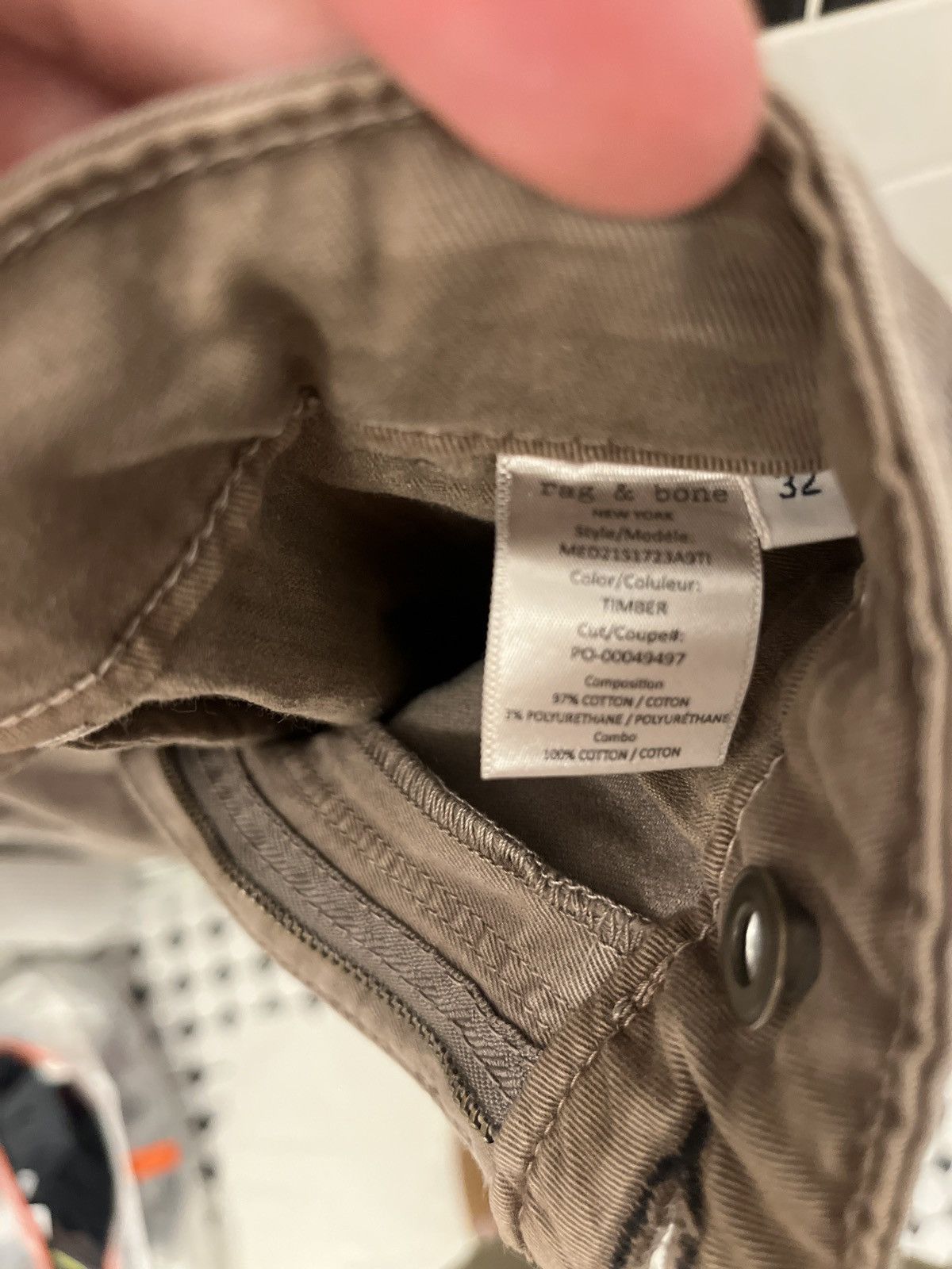 Rag & Bone Rag & Bone Fit 2 Chino Light Brown 32 Size US 32 / EU 48 - 2 Thumbnail
