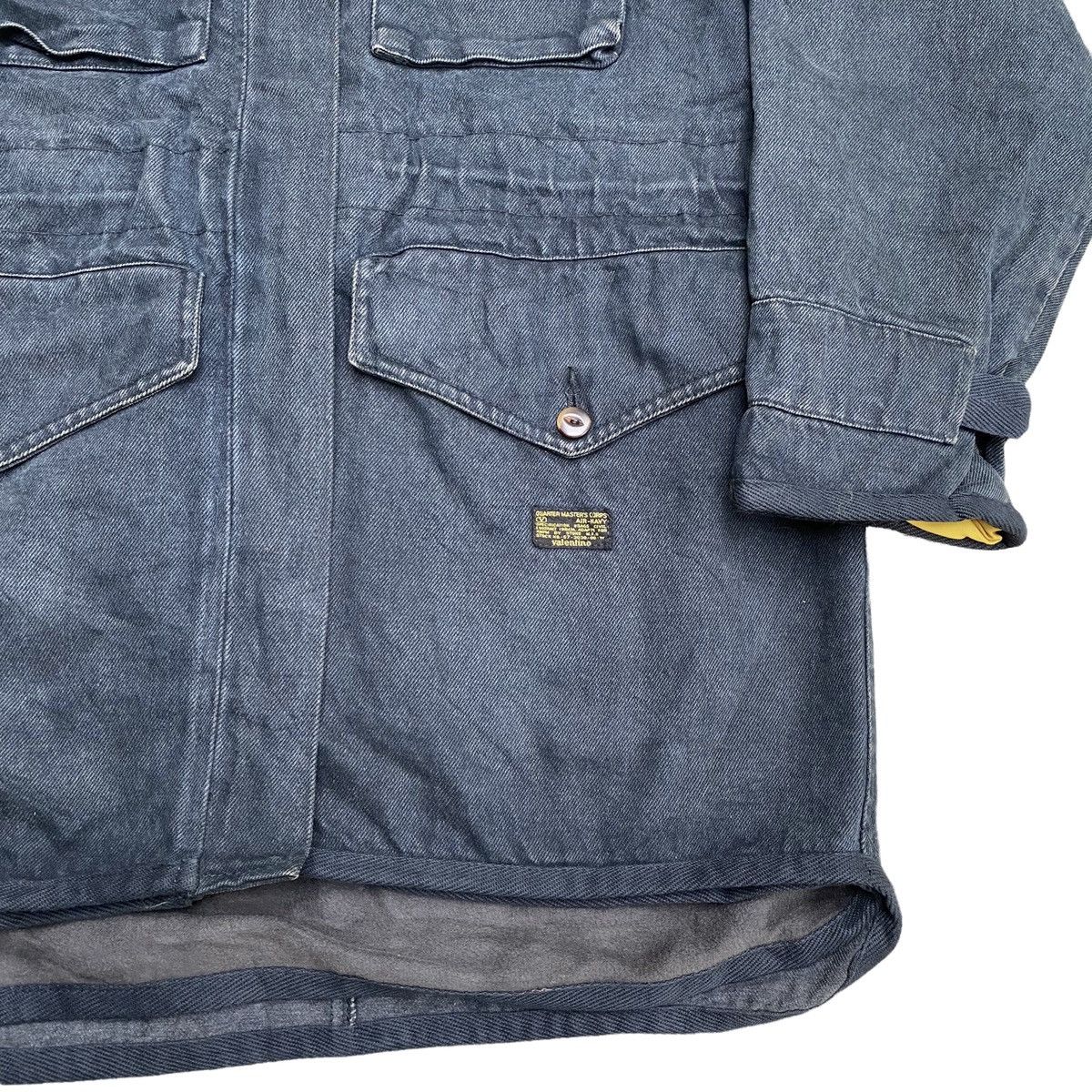 Valentino Vintage Valentino Quarter Masters Corps Field Denim Jacket Size US M / EU 48-50 / 2 - 4 Thumbnail