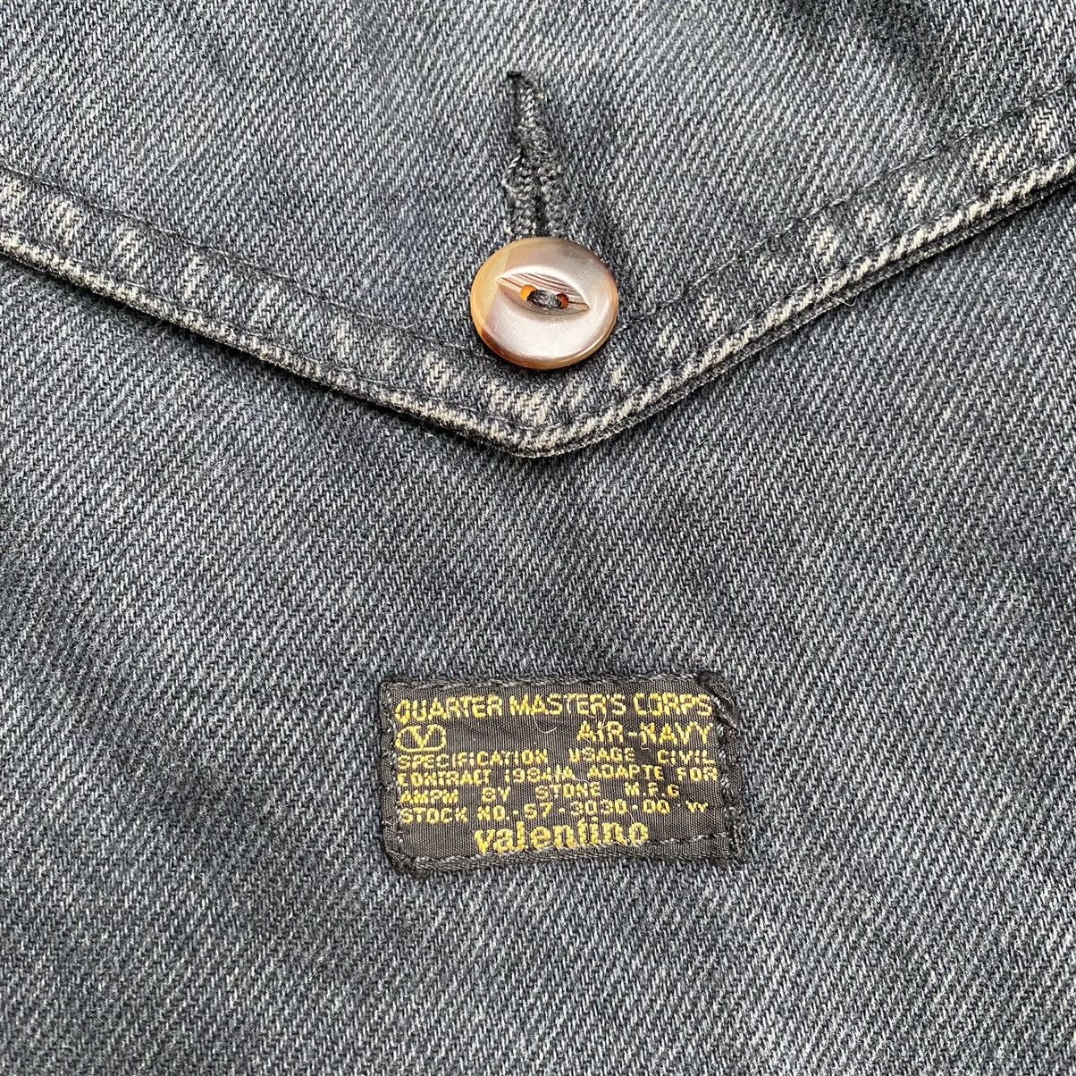 Valentino Vintage Valentino Quarter Masters Corps Field Denim Jacket Size US M / EU 48-50 / 2 - 12 Thumbnail