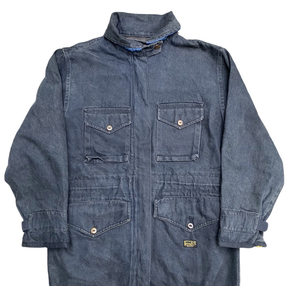 Valentino Vintage Valentino Quarter Masters Corps Field Denim Jacket Size US M / EU 48-50 / 2 - 3 Thumbnail