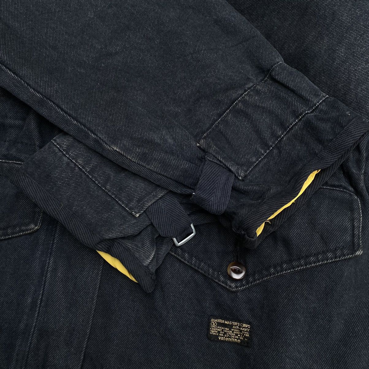 Valentino Vintage Valentino Quarter Masters Corps Field Denim Jacket Size US M / EU 48-50 / 2 - 11 Thumbnail