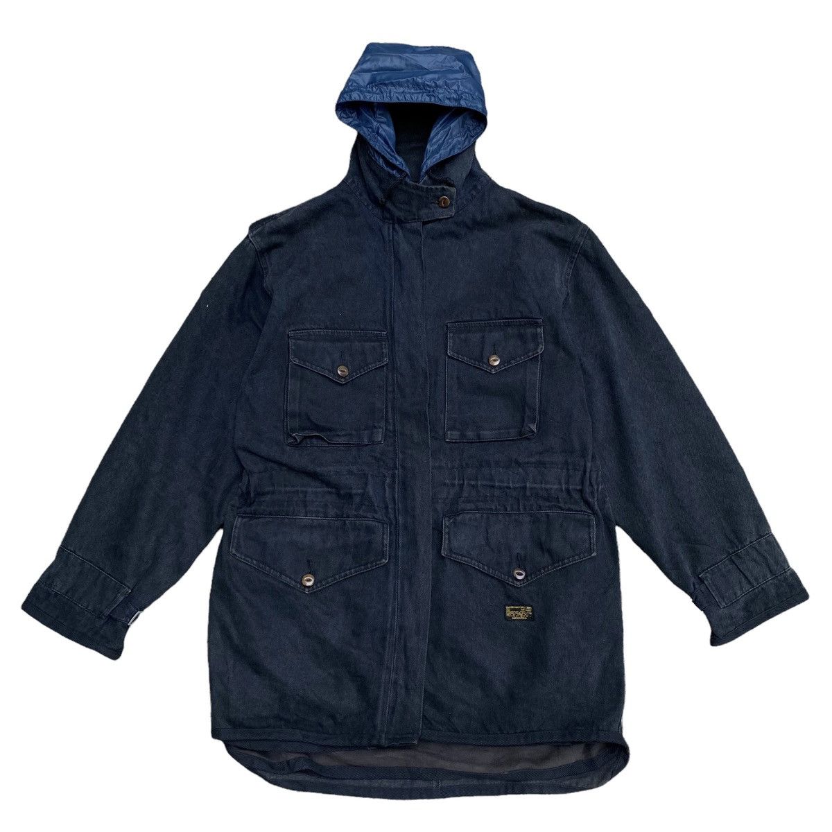 Valentino Vintage Valentino Quarter Masters Corps Field Denim Jacket Size US M / EU 48-50 / 2 - 5 Thumbnail