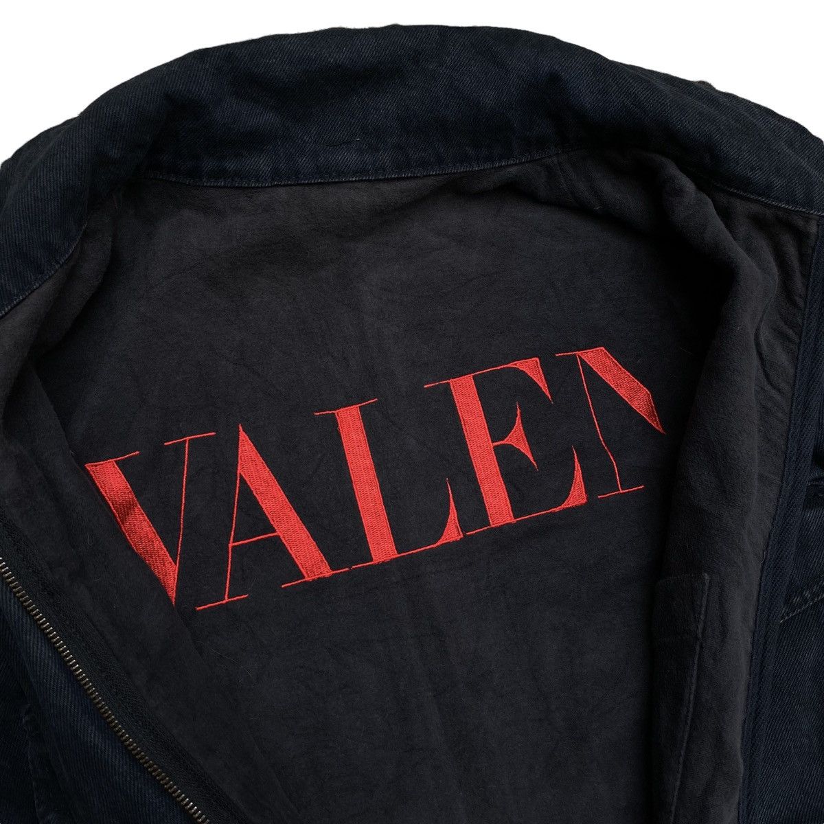 Valentino Vintage Valentino Quarter Masters Corps Field Denim Jacket Size US M / EU 48-50 / 2 - 10 Thumbnail