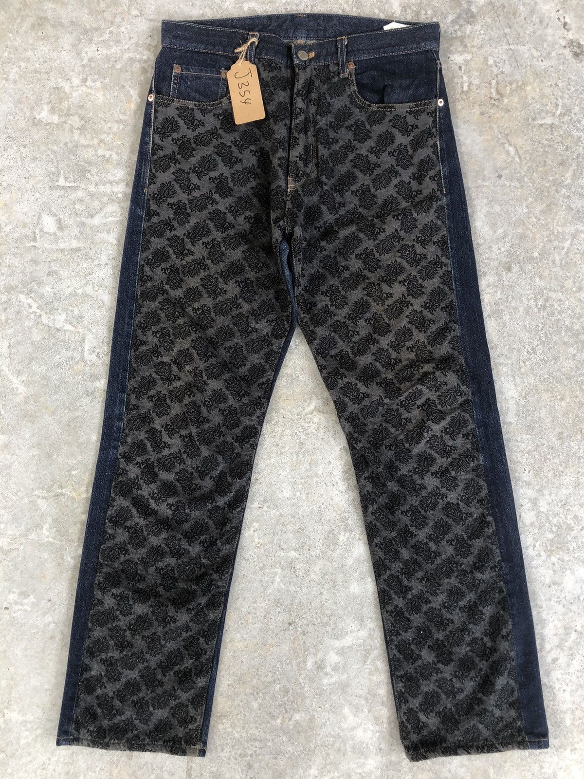 Comme des Garcons COMME des GARCONS HOMME Double Side Jeans Blanket Distressed Size US 31 - 1 Thumbnail