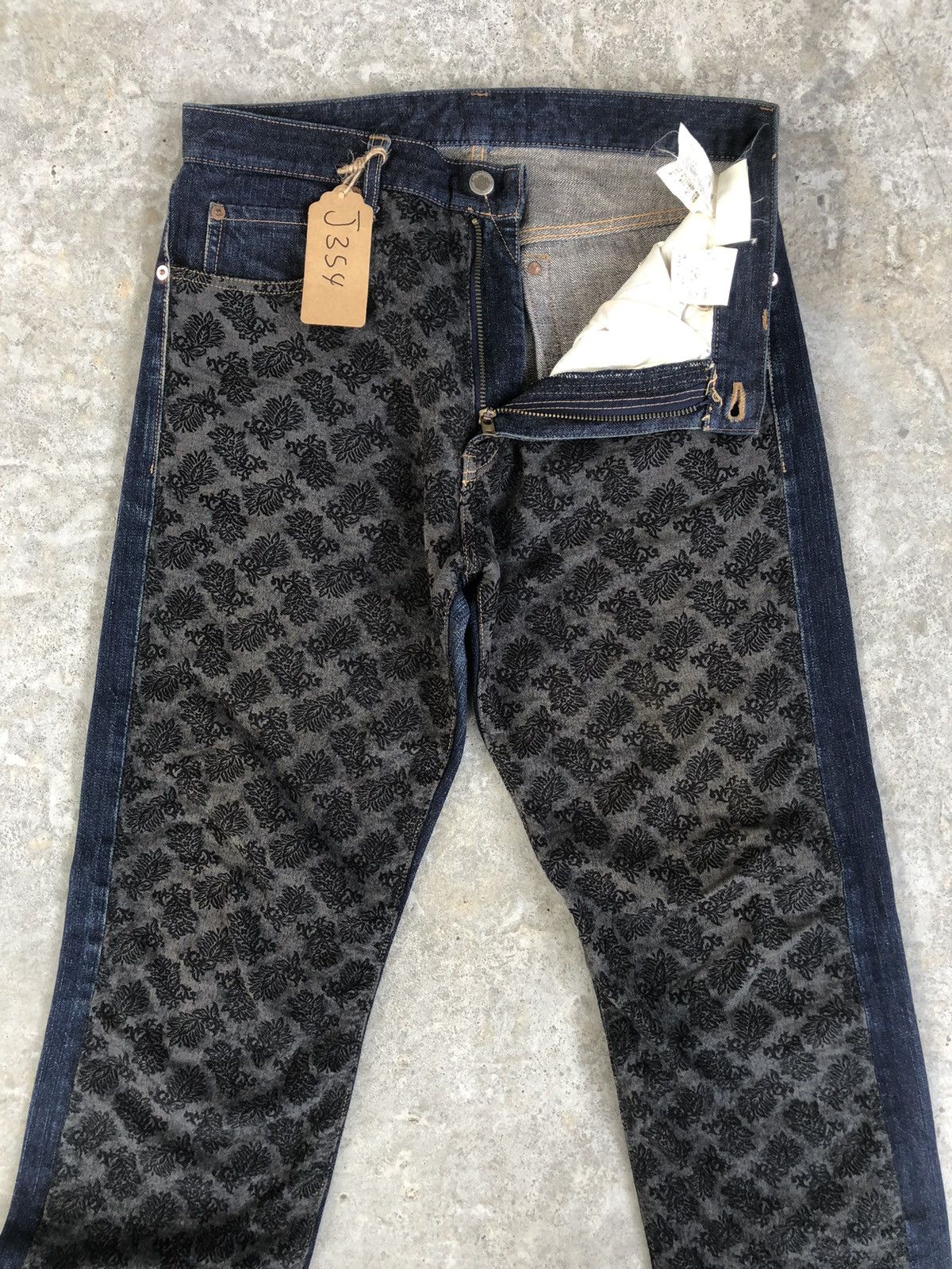 Comme des Garcons COMME des GARCONS HOMME Double Side Jeans Blanket Distressed Size US 31 - 3 Thumbnail