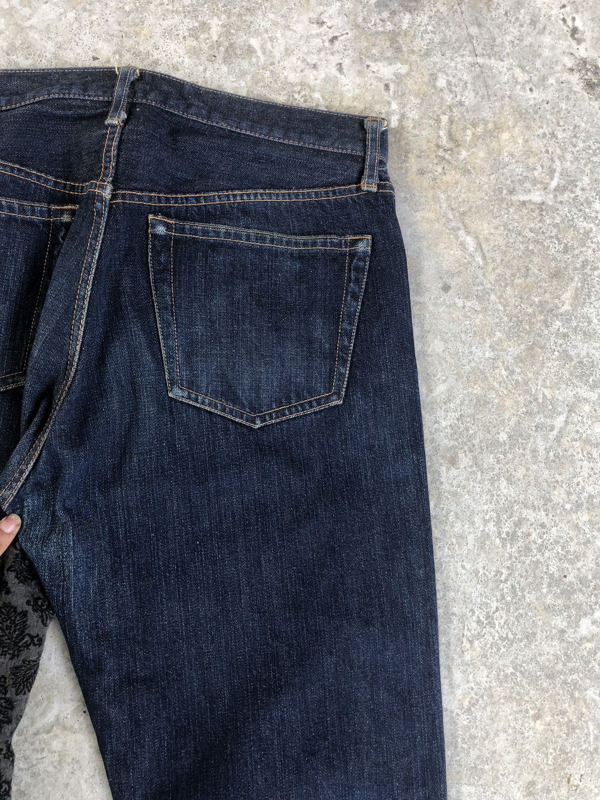 Comme des Garcons COMME des GARCONS HOMME Double Side Jeans Blanket Distressed Size US 31 - 10 Thumbnail