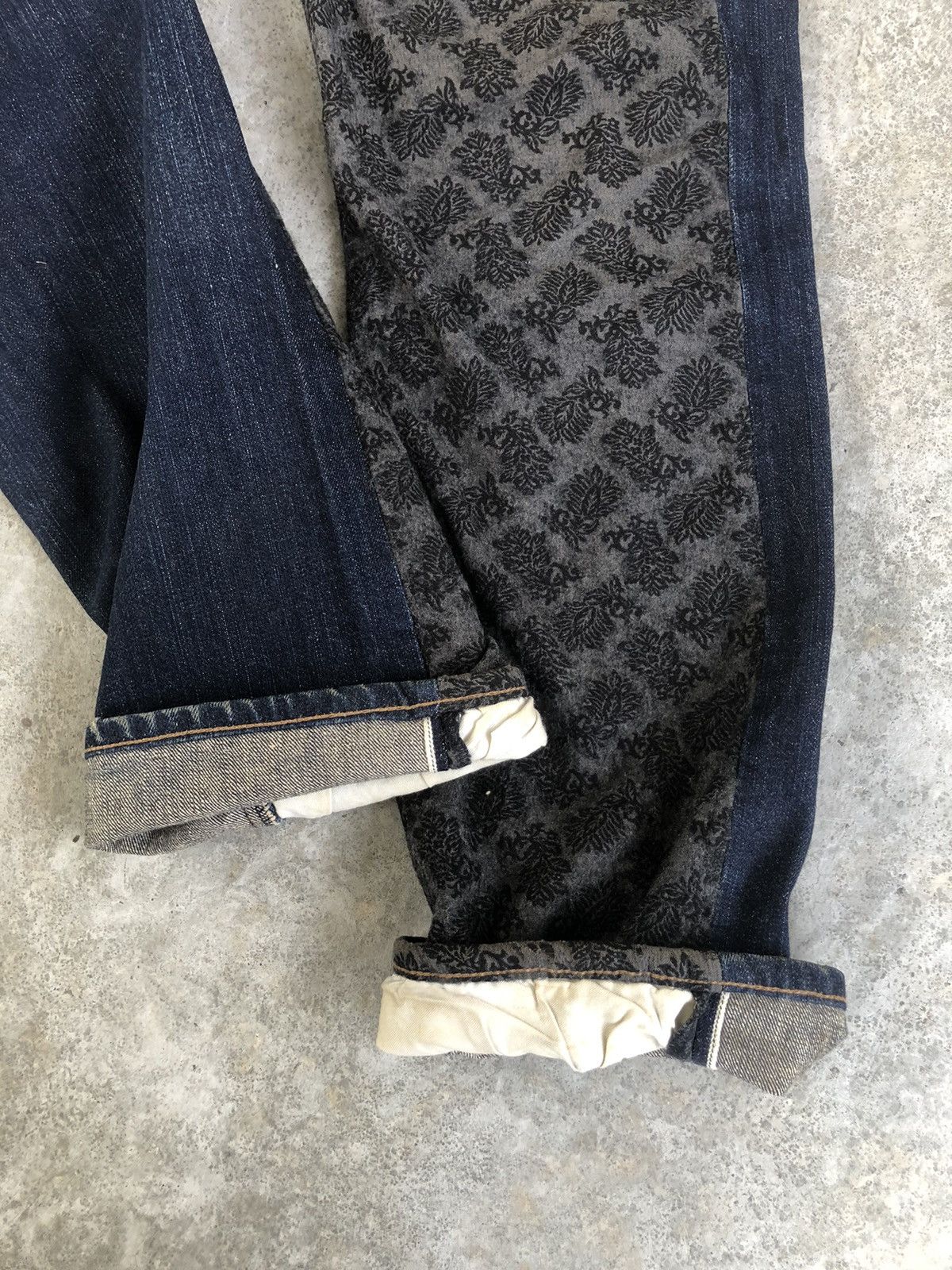 Comme des Garcons COMME des GARCONS HOMME Double Side Jeans Blanket Distressed Size US 31 - 13 Thumbnail
