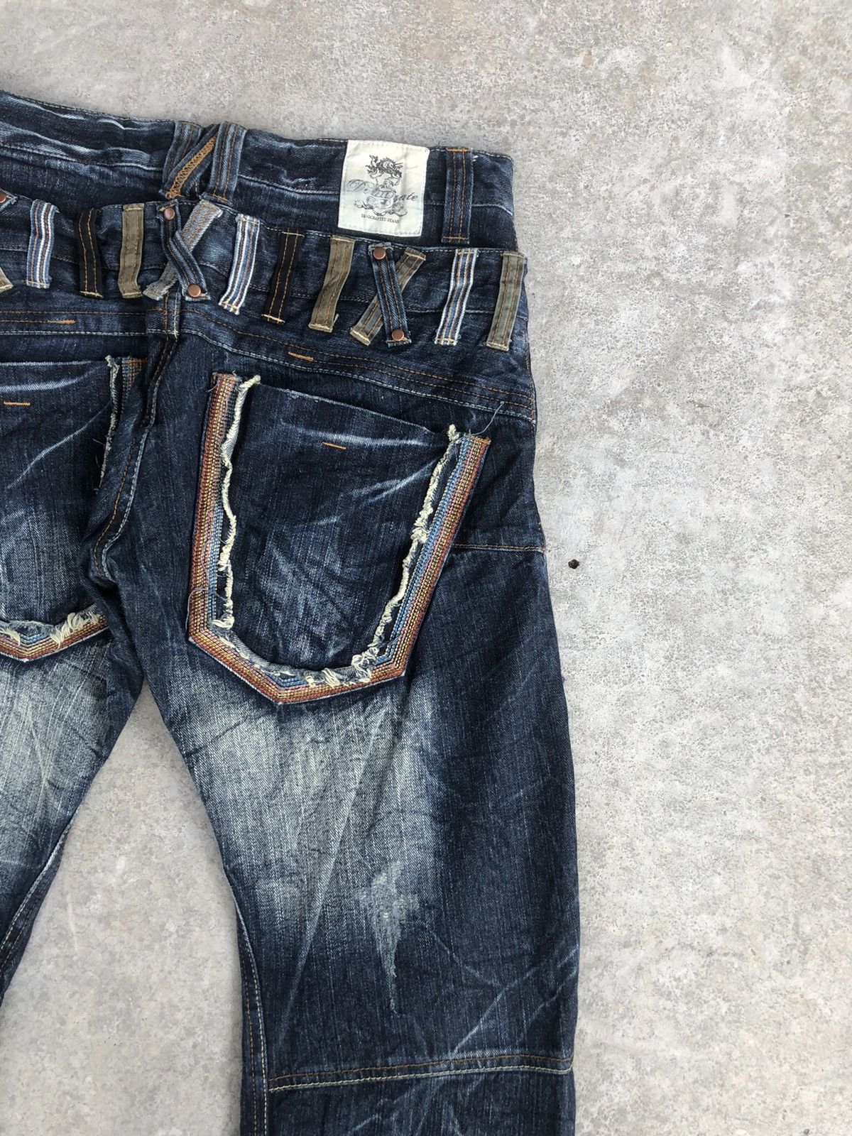 Hysteric Glamour Japanese Dominate Double Waist Distressed Jeans Size US 30 / EU 46 - 10 Thumbnail