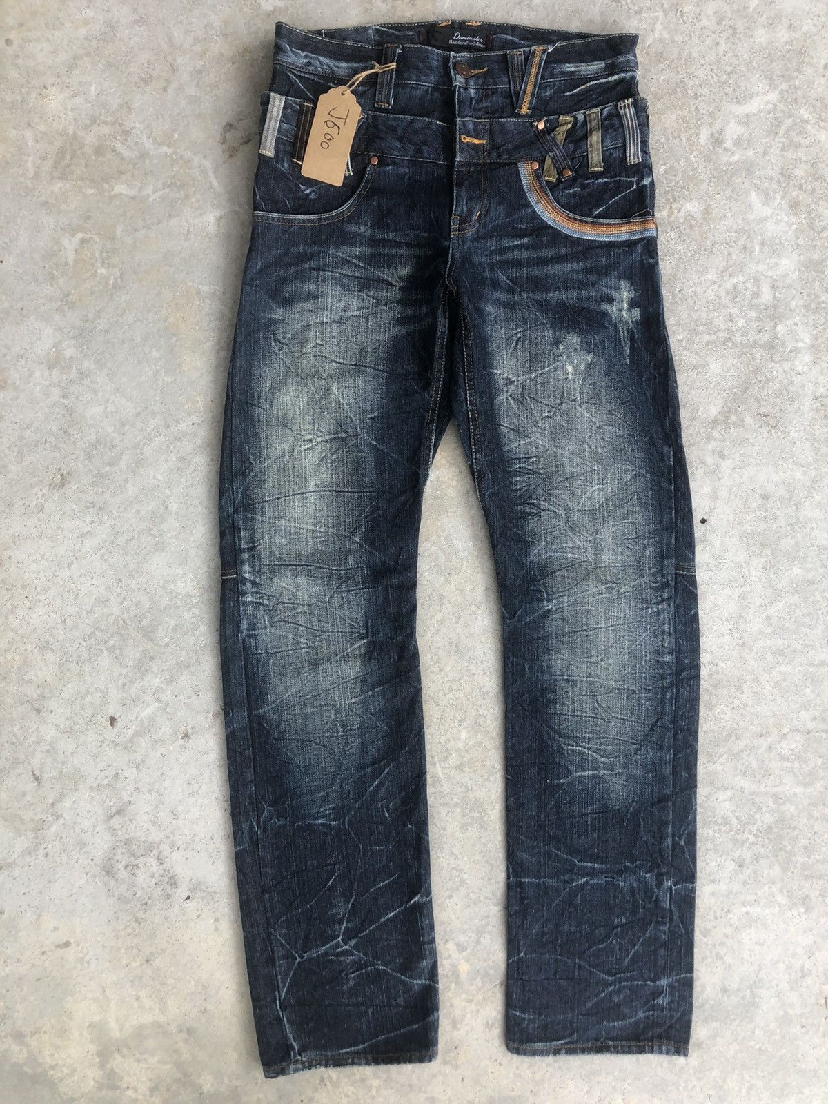 Hysteric Glamour Japanese Dominate Double Waist Distressed Jeans Size US 30 / EU 46 - 1 Thumbnail