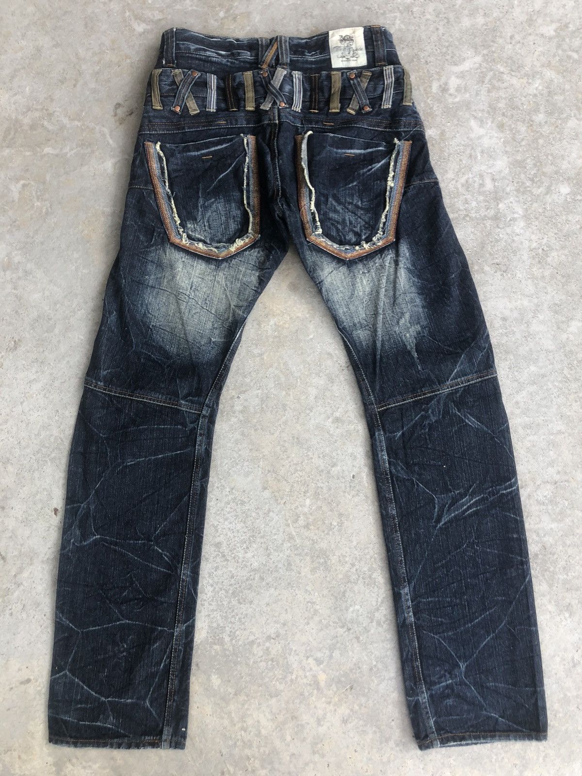 Hysteric Glamour Japanese Dominate Double Waist Distressed Jeans Size US 30 / EU 46 - 2 Thumbnail