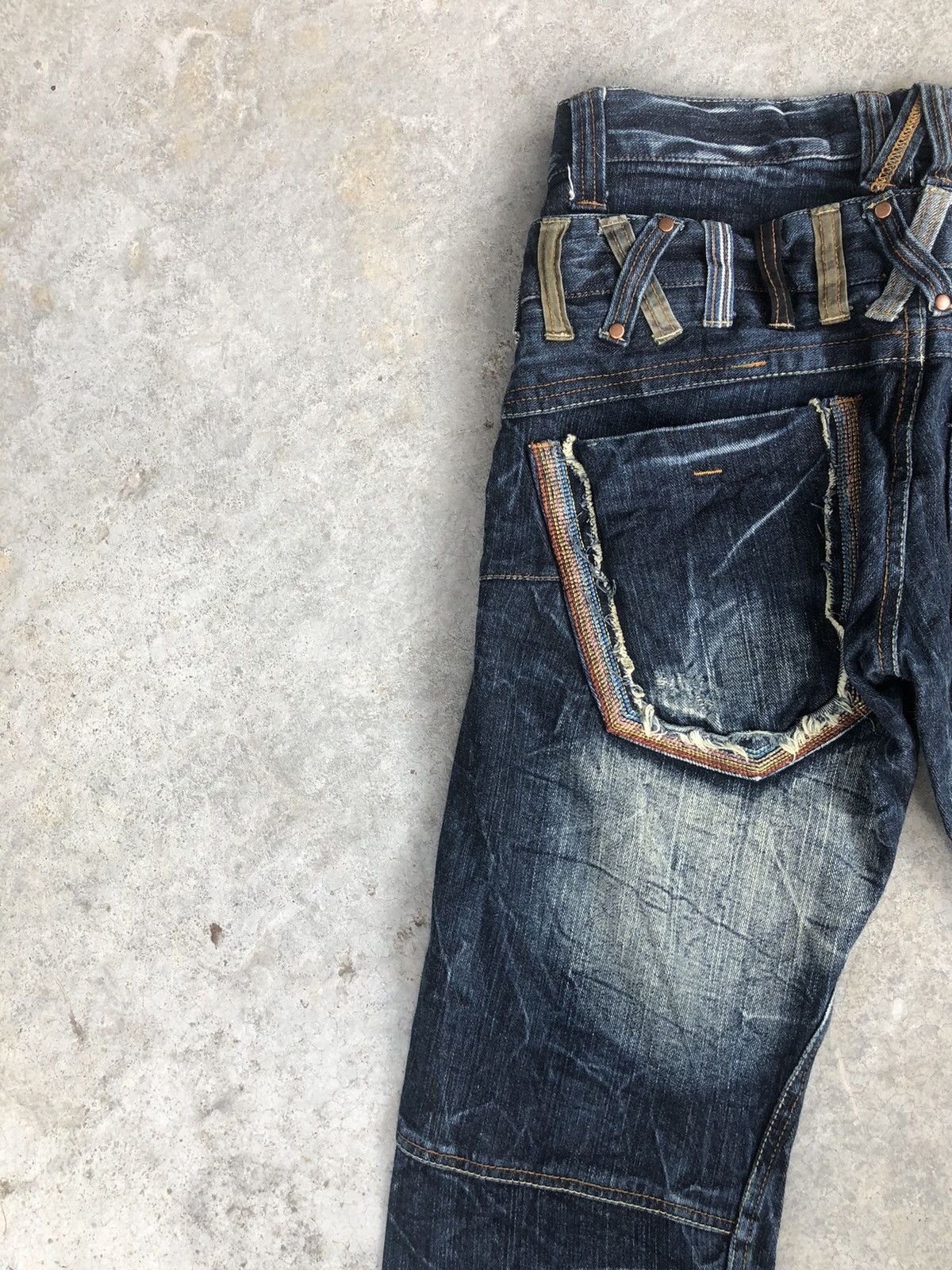 Hysteric Glamour Japanese Dominate Double Waist Distressed Jeans Size US 30 / EU 46 - 9 Thumbnail