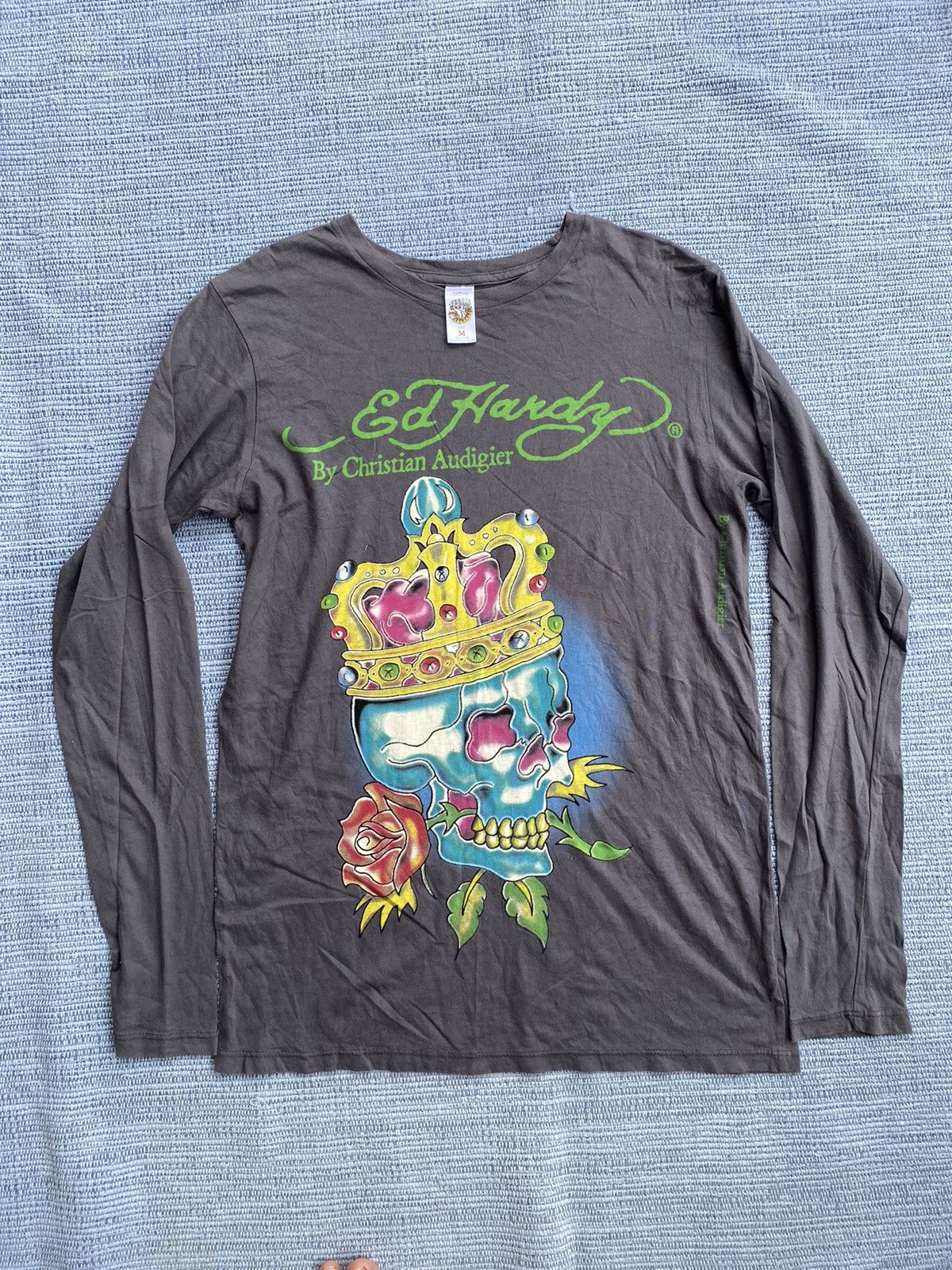 Ed Hardy longsleeve ed hardy t-shirt Size US M / EU 48-50 / 2 - 1 Thumbnail