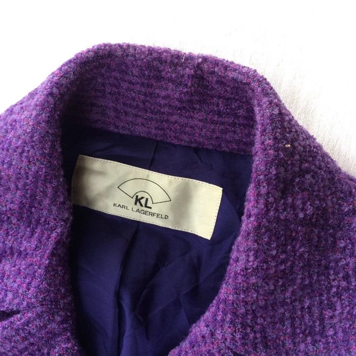 Karl Lagerfeld Karl Lagerfeld Purple Colour Women Style Jacket Size S / US 4 / IT 40 - 3 Thumbnail