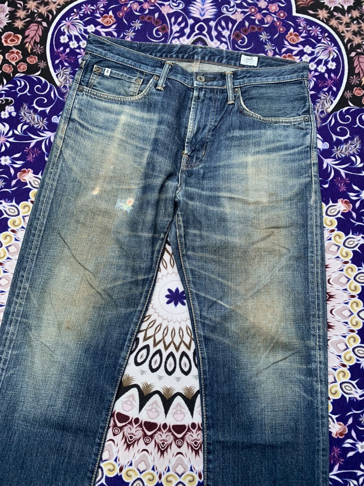 Edwin Edwin Faded Wash Denim Size US 36 / EU 52 - 2 Thumbnail