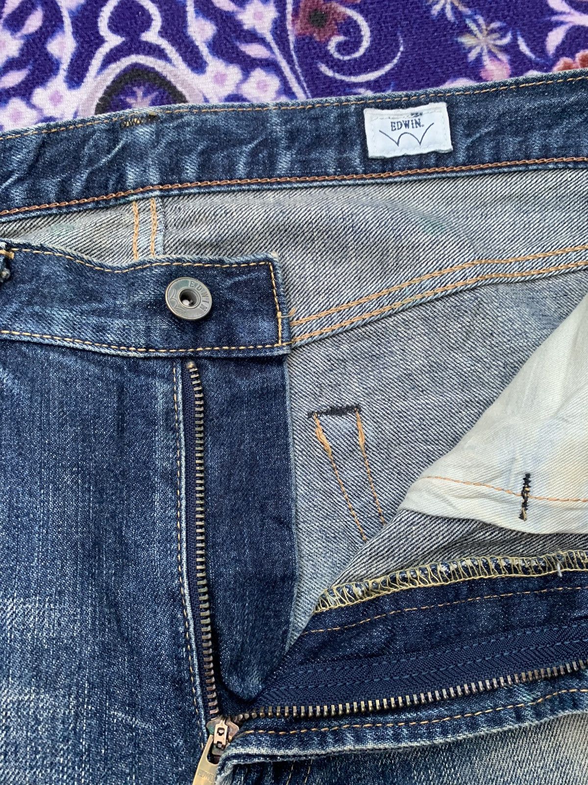 Edwin Edwin Faded Wash Denim Size US 36 / EU 52 - 6 Thumbnail