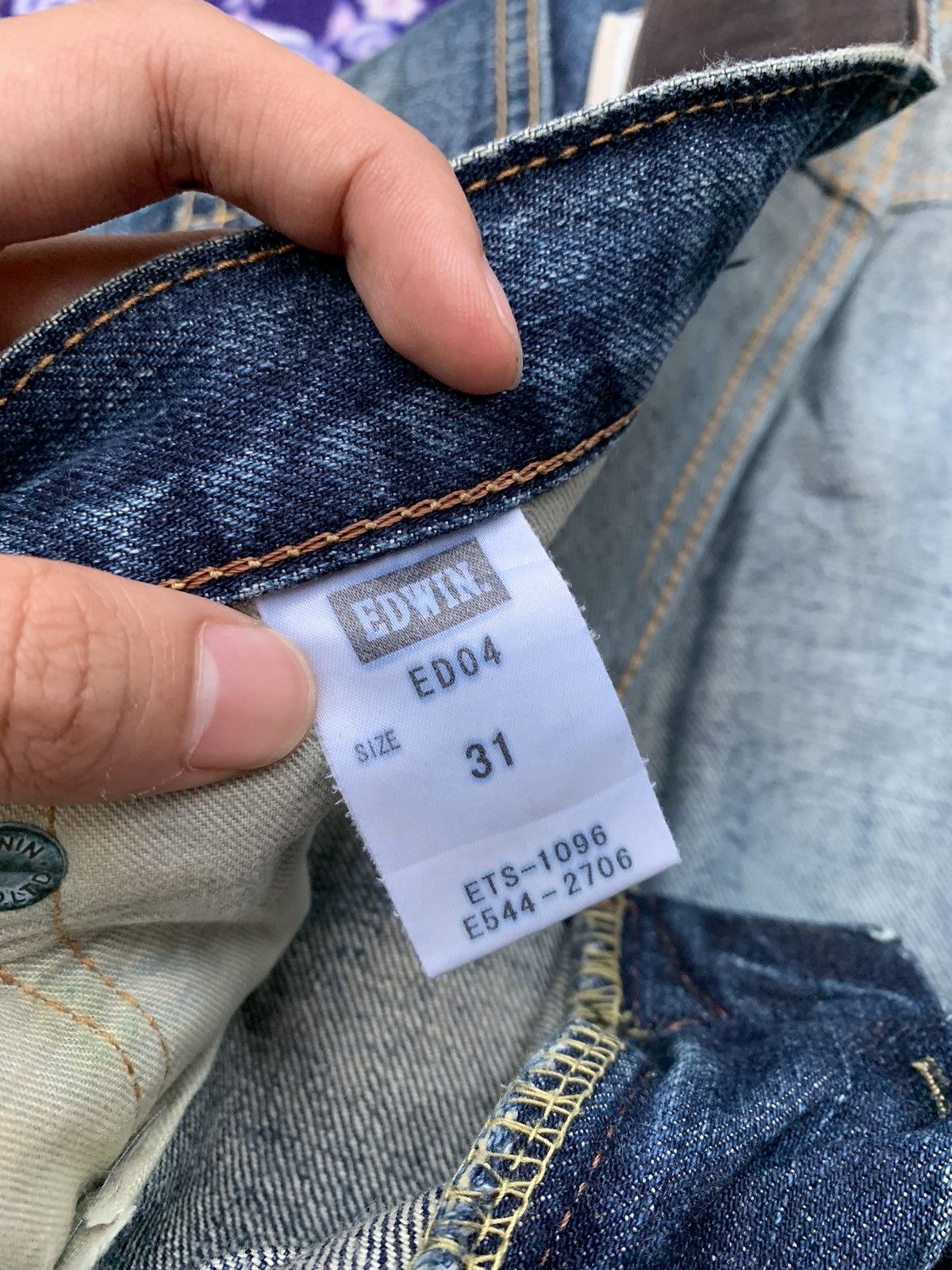 Edwin Edwin Faded Wash Denim Size US 36 / EU 52 - 7 Thumbnail