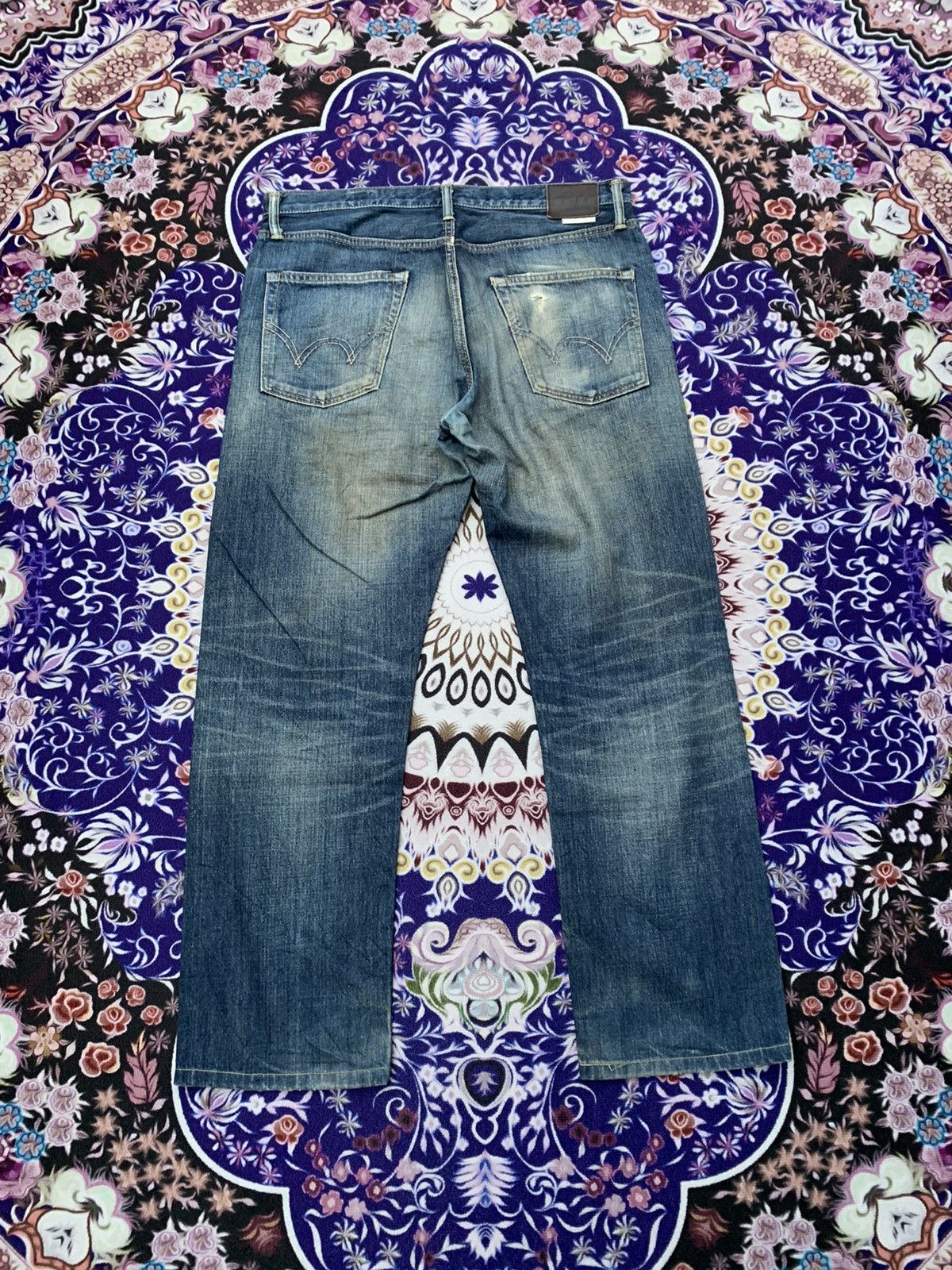 Edwin Edwin Faded Wash Denim Size US 36 / EU 52 - 9 Thumbnail