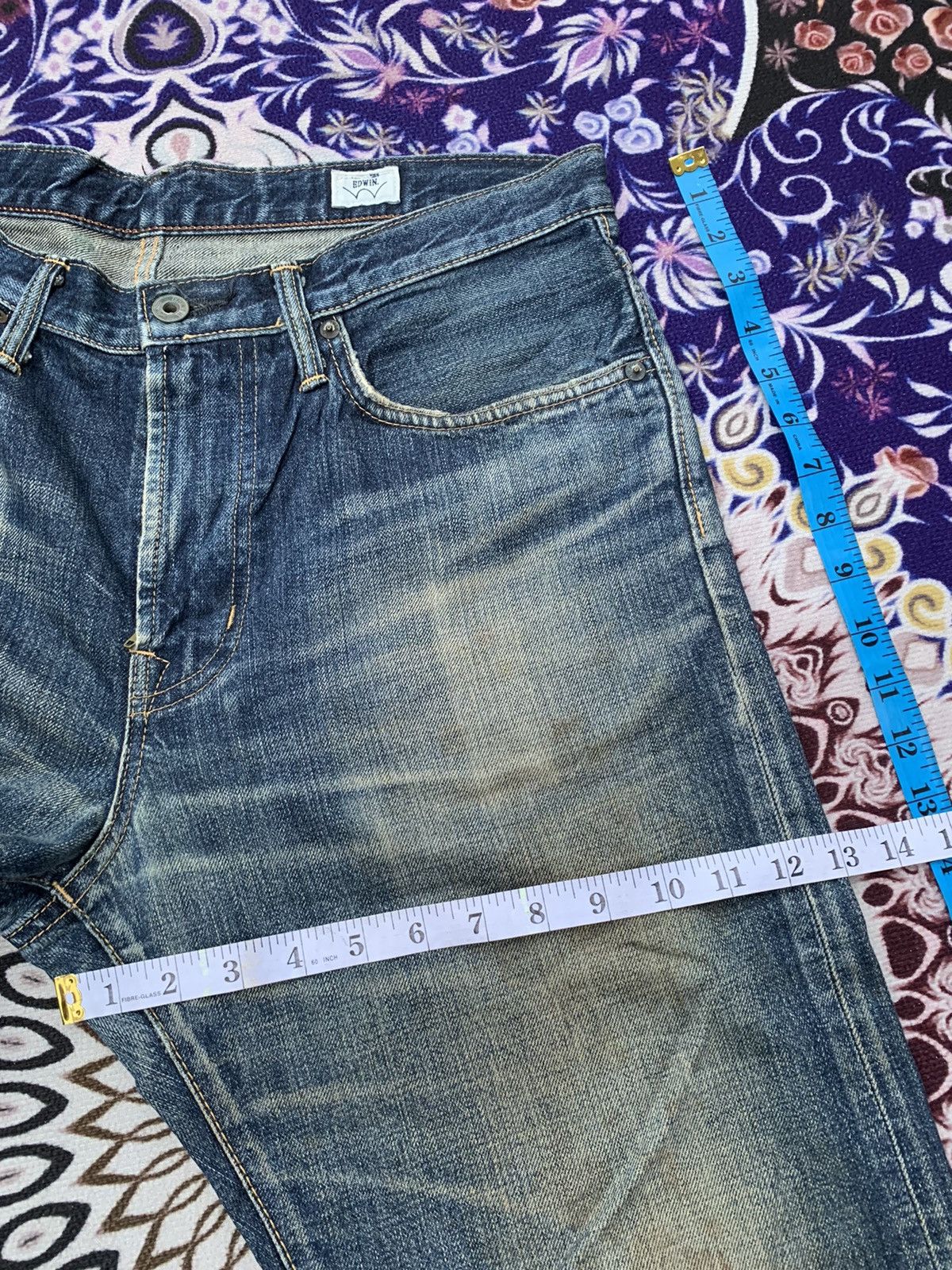 Edwin Edwin Faded Wash Denim Size US 36 / EU 52 - 16 Thumbnail
