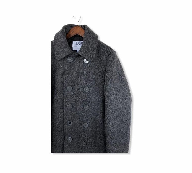 Schott Vintage U.S. 740N Pea Schott Wool Jacket Size US S / EU 44-46 / 1 - 3 Thumbnail