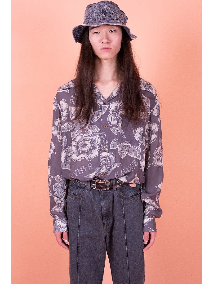 Kapital Kapital Silk Rayon KOCHI&ZEPHYR Anemone Shirt Size US XL / EU 56 / 4 - 9 Thumbnail