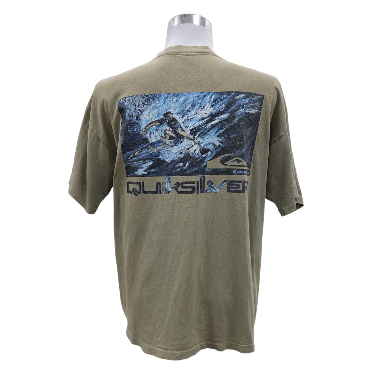 Quicksilver Vintage 90's QUICKSILVER Internationale Big Wave Surfer Tees Size US XL / EU 56 / 4 - 1 Thumbnail