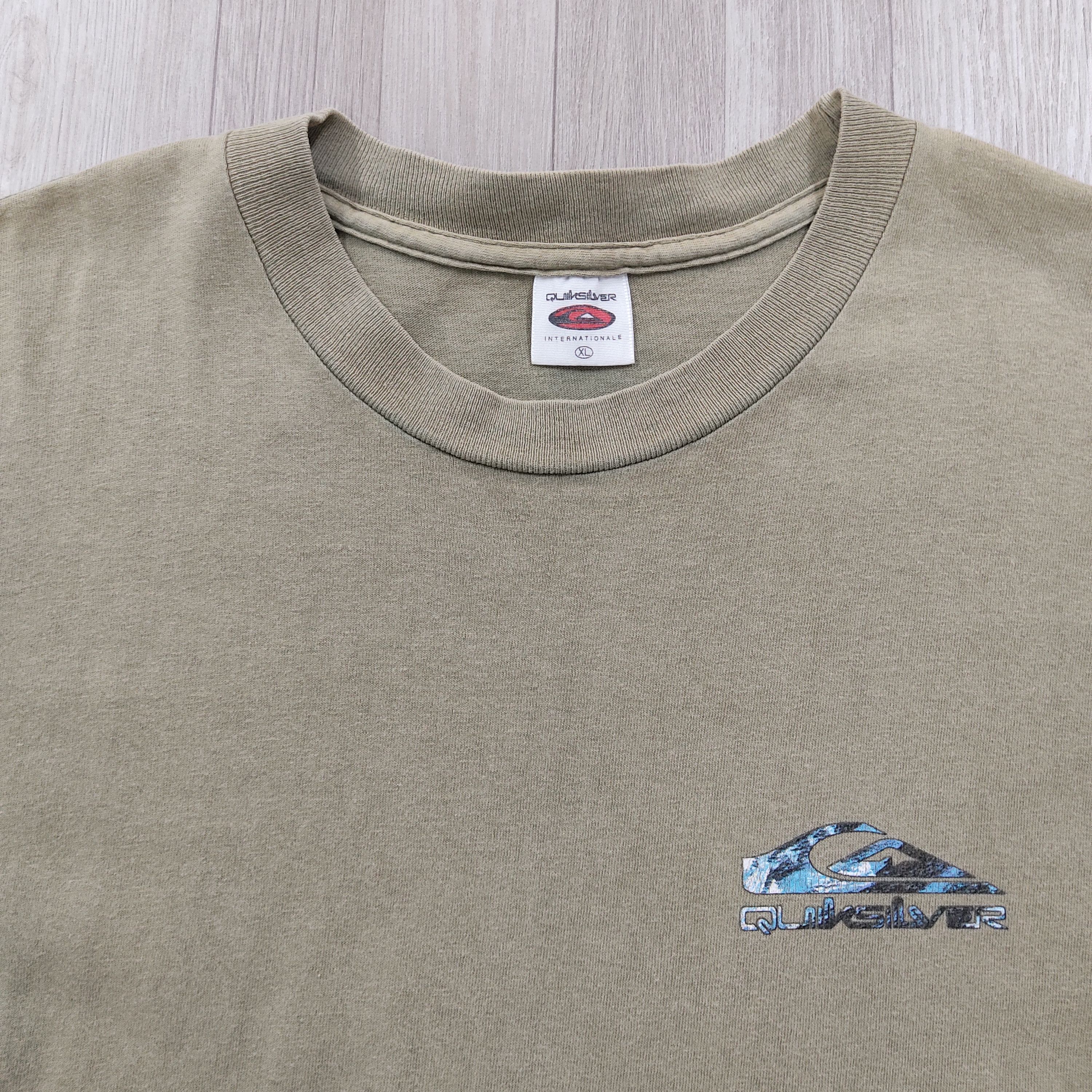 Quicksilver Vintage 90's QUICKSILVER Internationale Big Wave Surfer Tees Size US XL / EU 56 / 4 - 5 Thumbnail