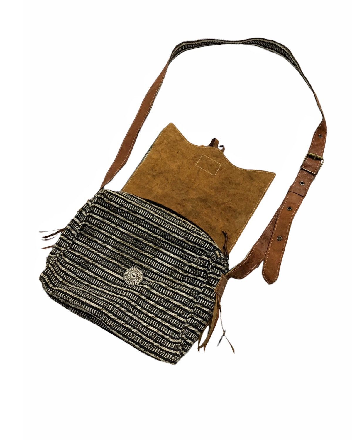 If Six Was Nine × KMRii × Le Grande Bleu (L.G.B.) Rare custom ethnic style handmade slim bag Size ONE SIZE - 6 Thumbnail