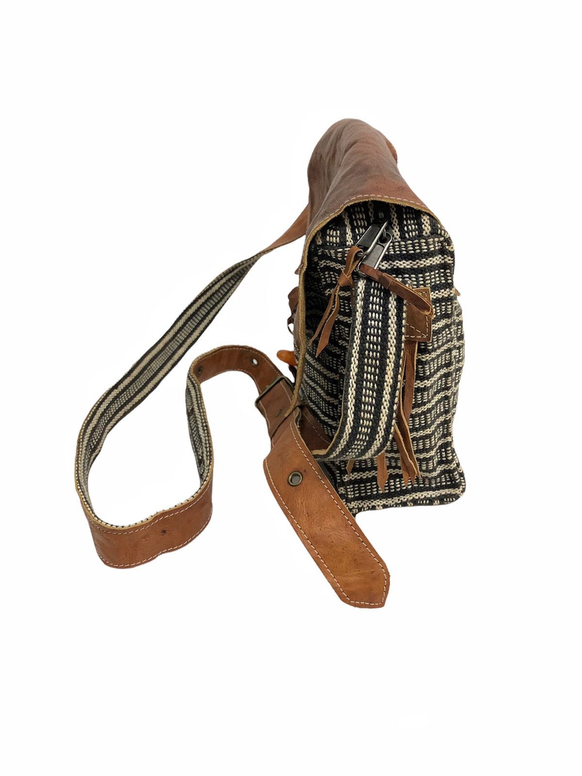 If Six Was Nine × KMRii × Le Grande Bleu (L.G.B.) Rare custom ethnic style handmade slim bag Size ONE SIZE - 7 Thumbnail