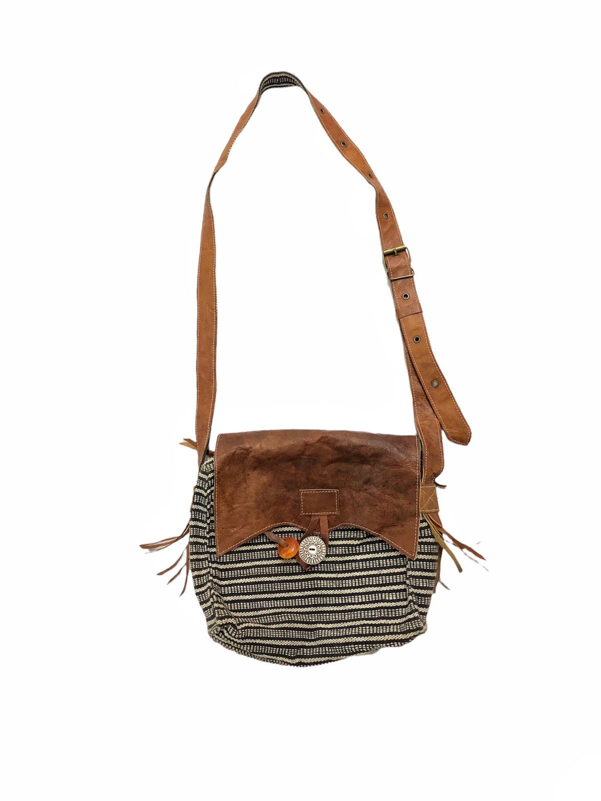 If Six Was Nine × KMRii × Le Grande Bleu (L.G.B.) Rare custom ethnic style handmade slim bag Size ONE SIZE - 3 Thumbnail