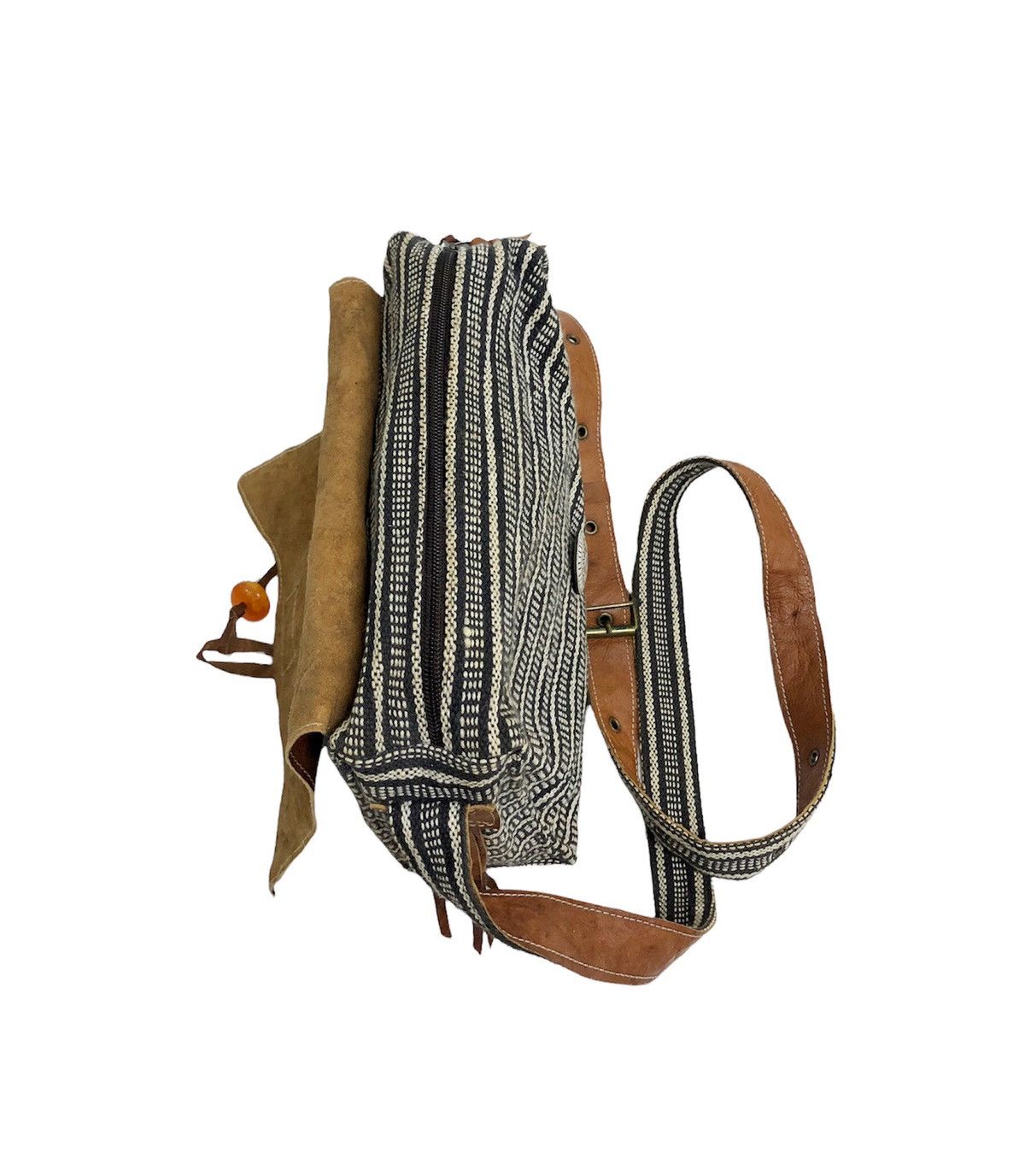 If Six Was Nine × KMRii × Le Grande Bleu (L.G.B.) Rare custom ethnic style handmade slim bag Size ONE SIZE - 11 Thumbnail