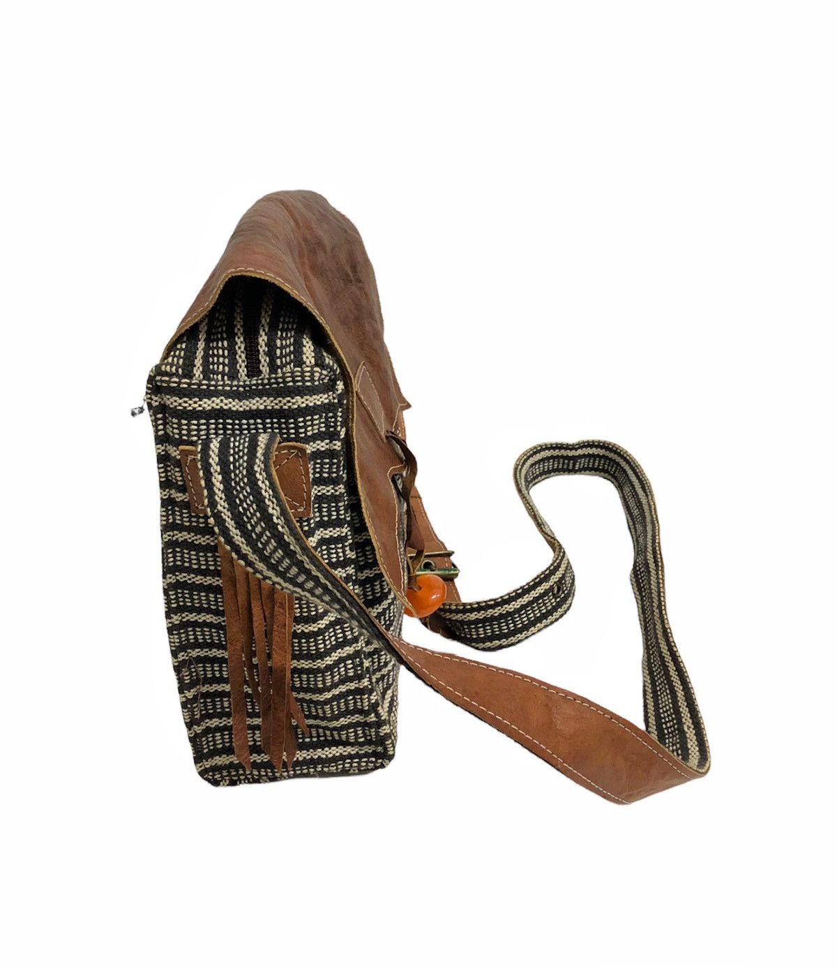 If Six Was Nine × KMRii × Le Grande Bleu (L.G.B.) Rare custom ethnic style handmade slim bag Size ONE SIZE - 9 Thumbnail