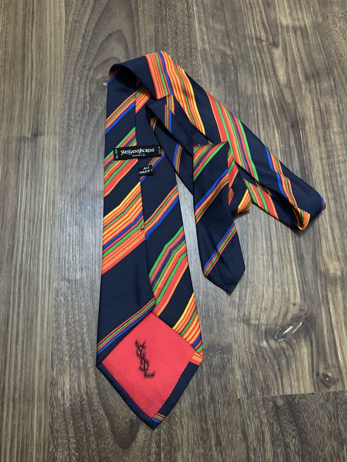 Saint Laurent Paris × Yves Saint Laurent YSL Yves Saint Laurent Tie Size ONE SIZE - 2 Thumbnail