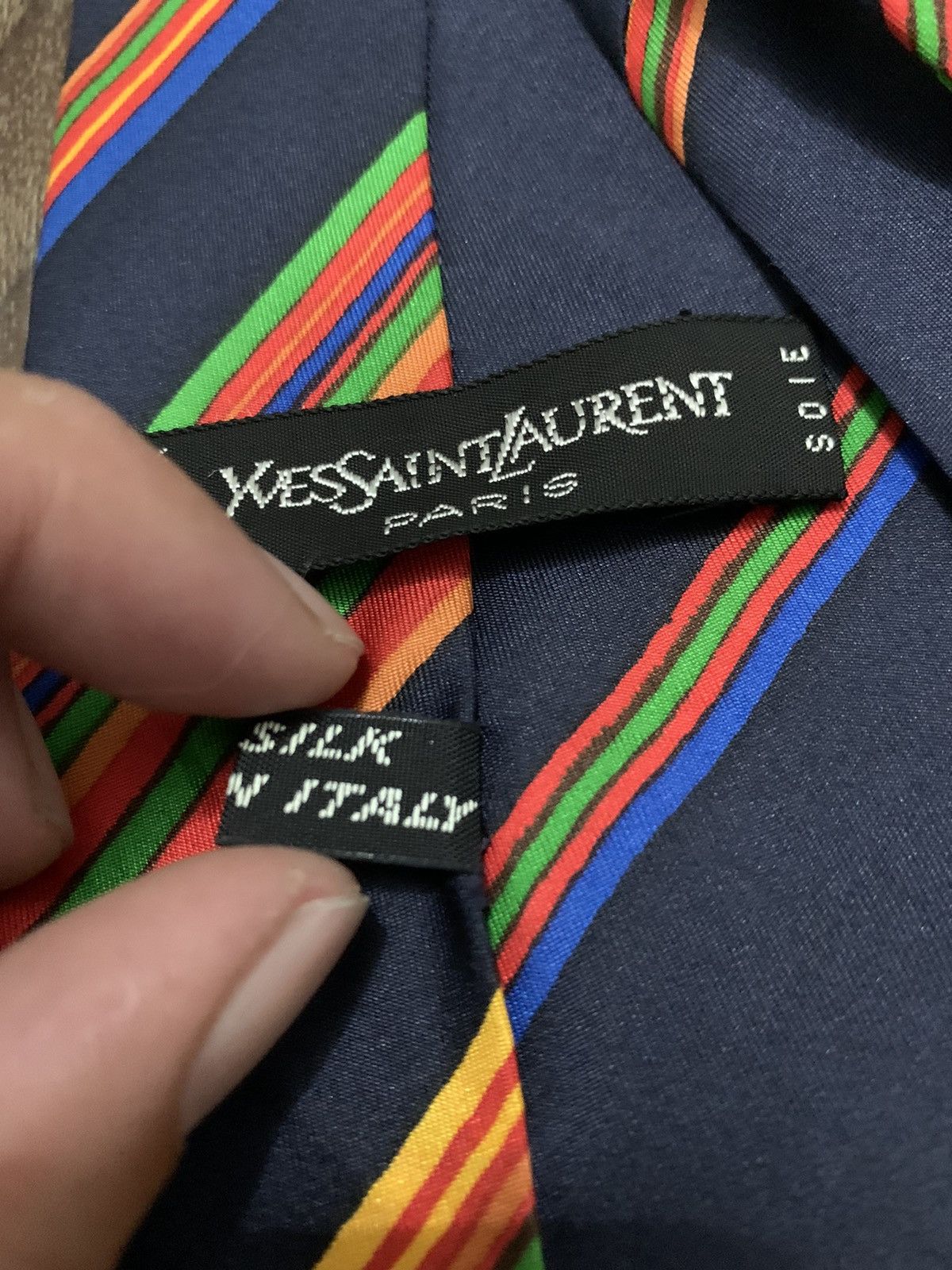 Saint Laurent Paris × Yves Saint Laurent YSL Yves Saint Laurent Tie Size ONE SIZE - 5 Thumbnail