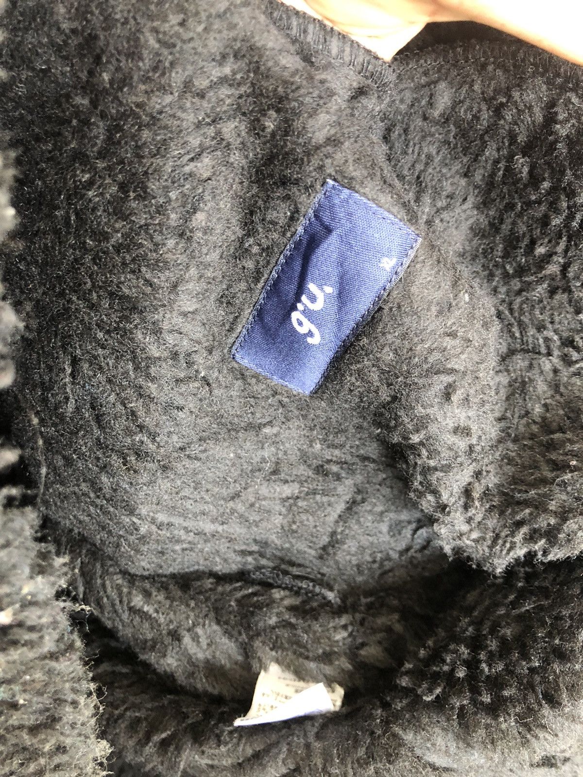 Designer × GU × Japanese Brand Japanese Brand G.U. Sherpa Black Jacket 🧥 Size US L / EU 52-54 / 3 - 4 Thumbnail