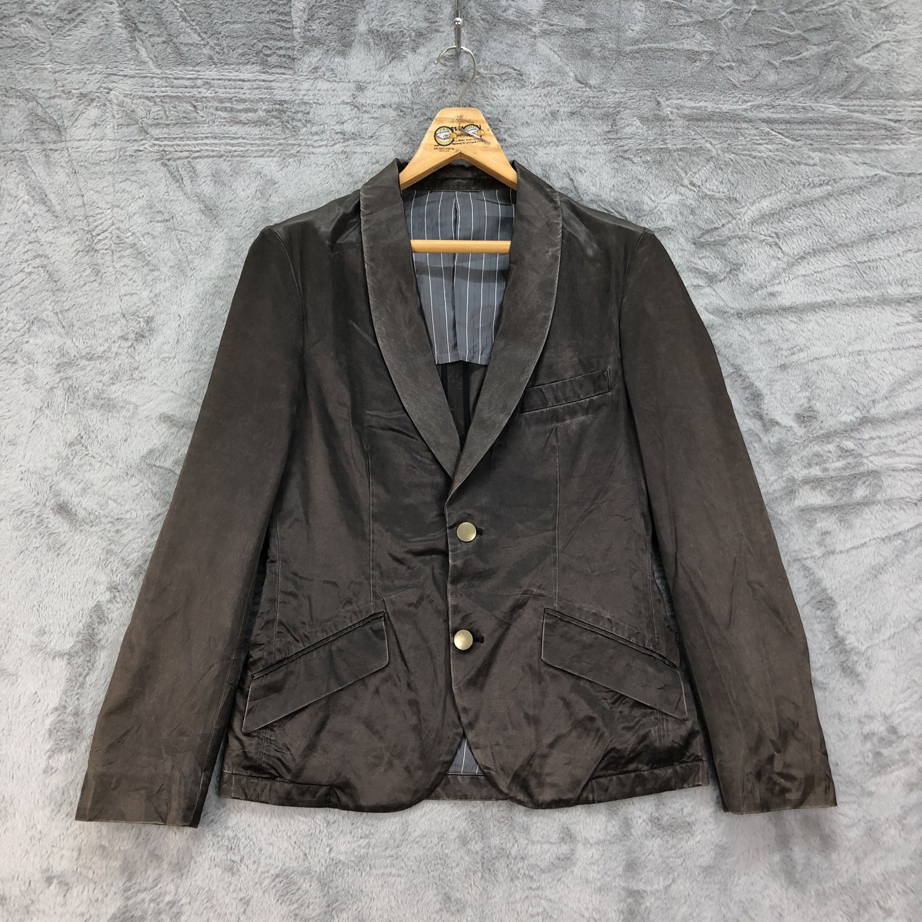 image of Ppfm Casual Jacket / Blazers / Suits Jacket 4563-159 in Grey, Men's (Size Medium)